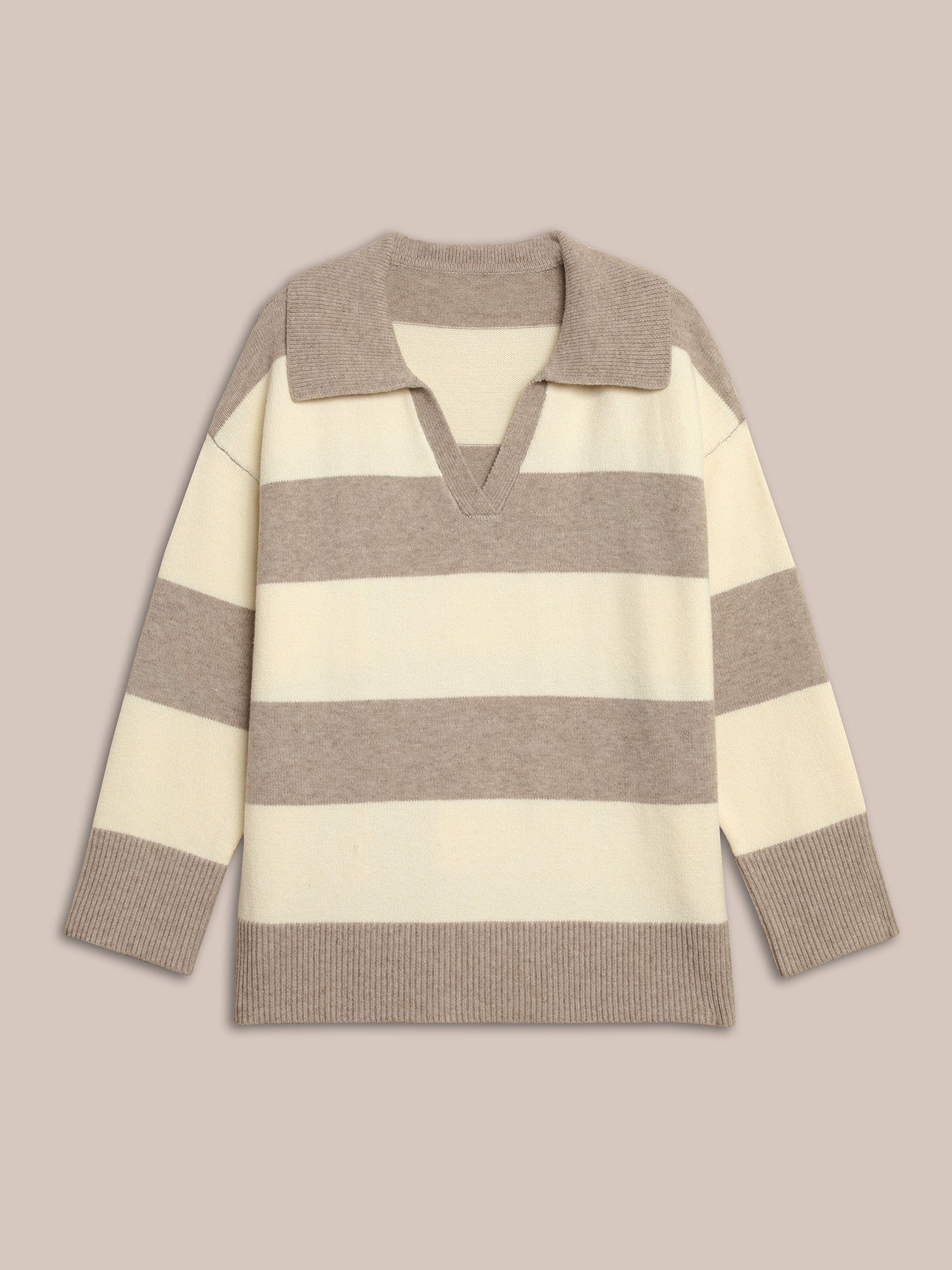Supersoft Essentials Contrast Slit Hem Texture Pullover - Image 7