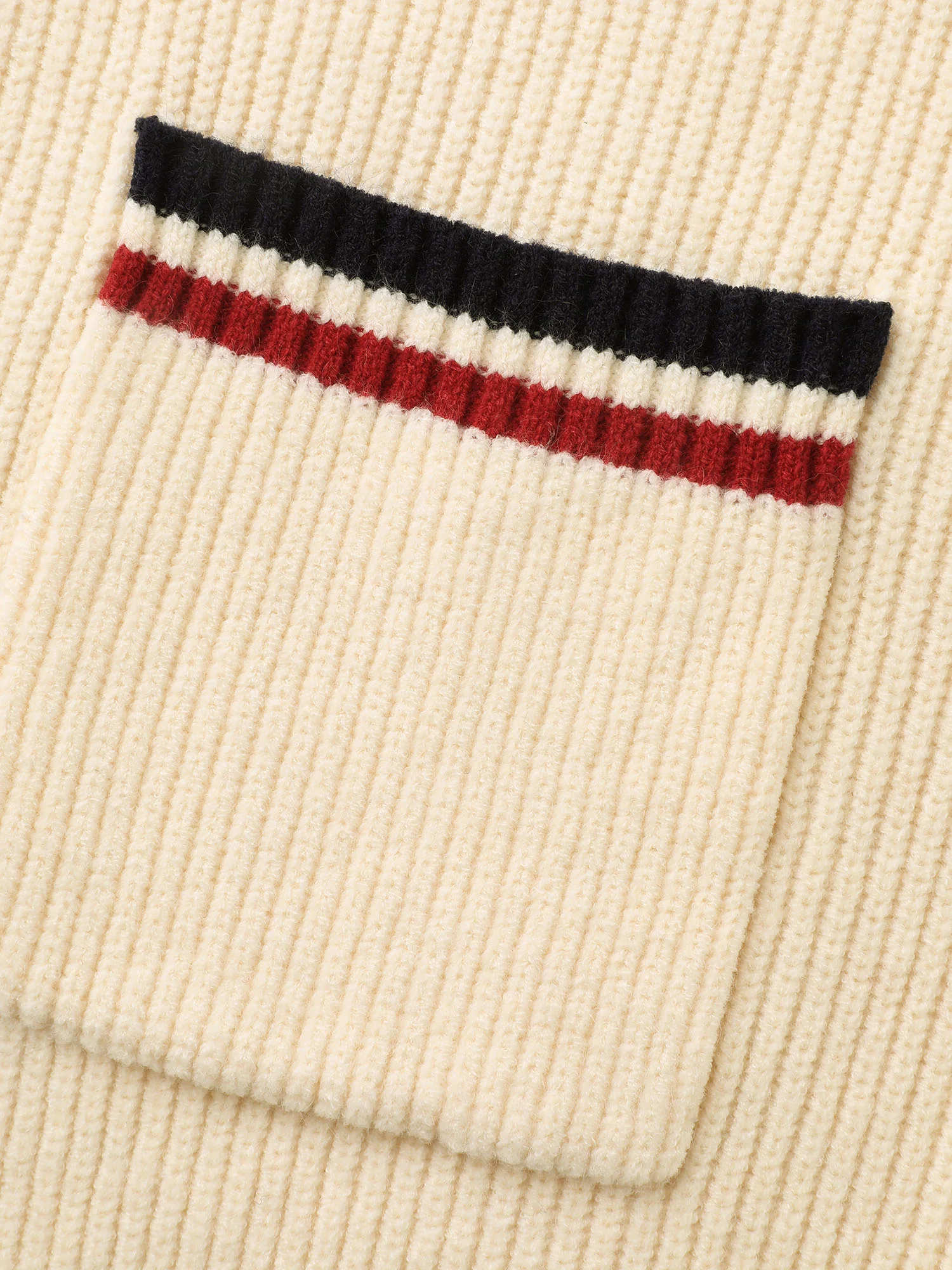 Supersoft Essentials Contrast Striped Drop Shoulder Cardigan - Image 5