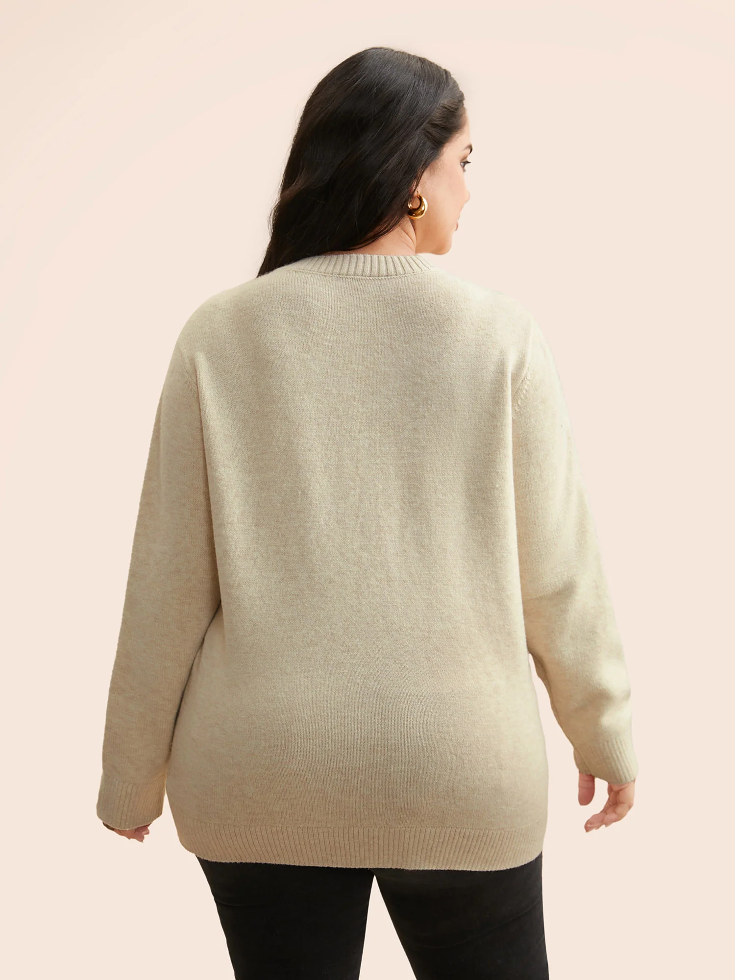 Supersoft Essentials Crew Neck Fruit Embroidered Pullover - Image 2