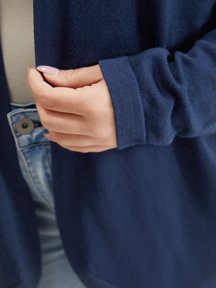 Supersoft Essentials Curved Hem Open Front Cardigan - Image 7