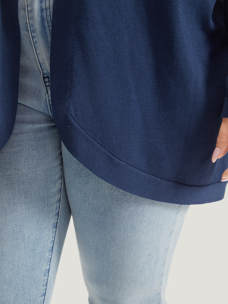 Supersoft Essentials Curved Hem Open Front Cardigan - Image 8
