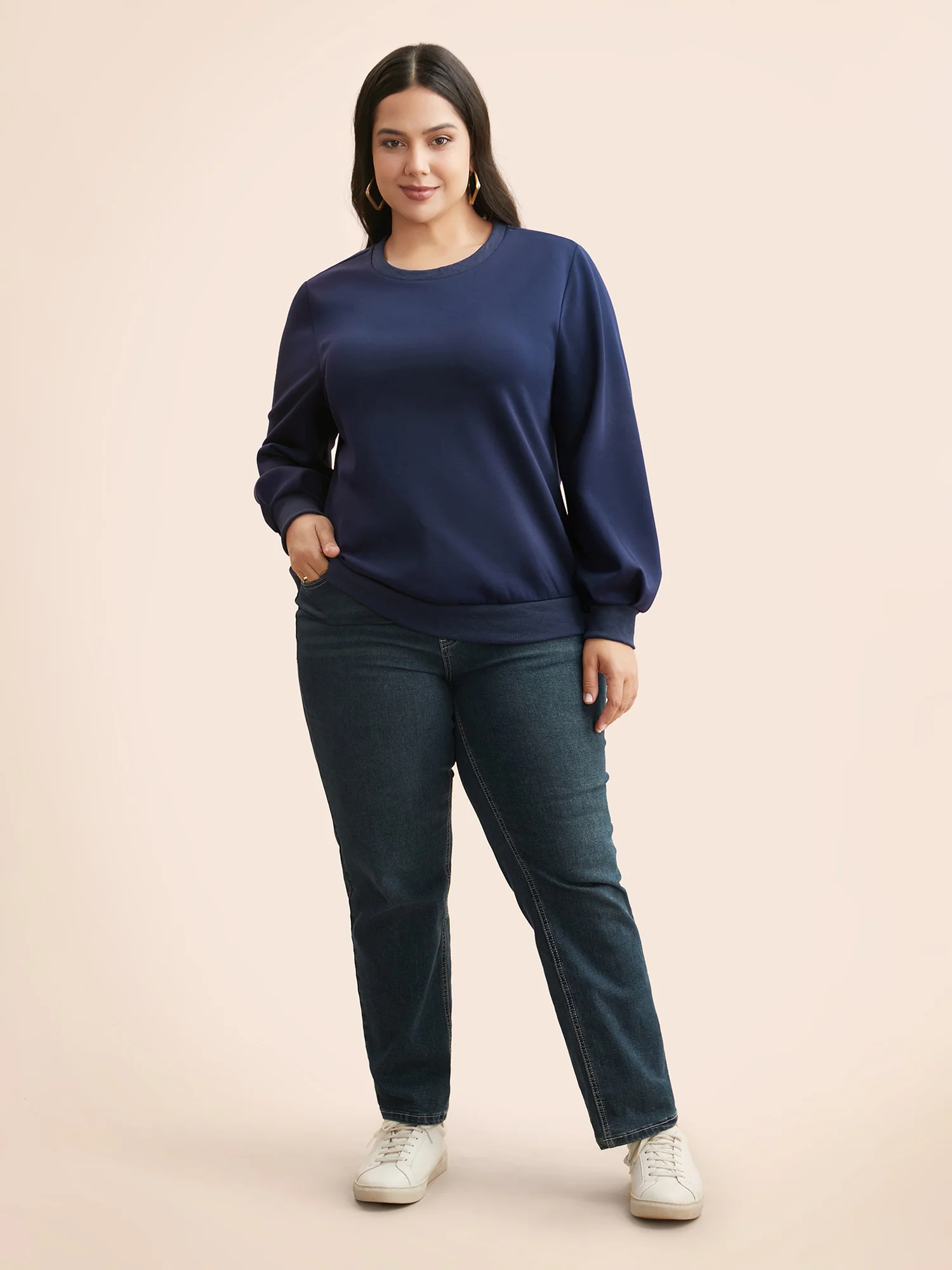 Supersoft Essentials Cut Out Sweatshirt - Image 4