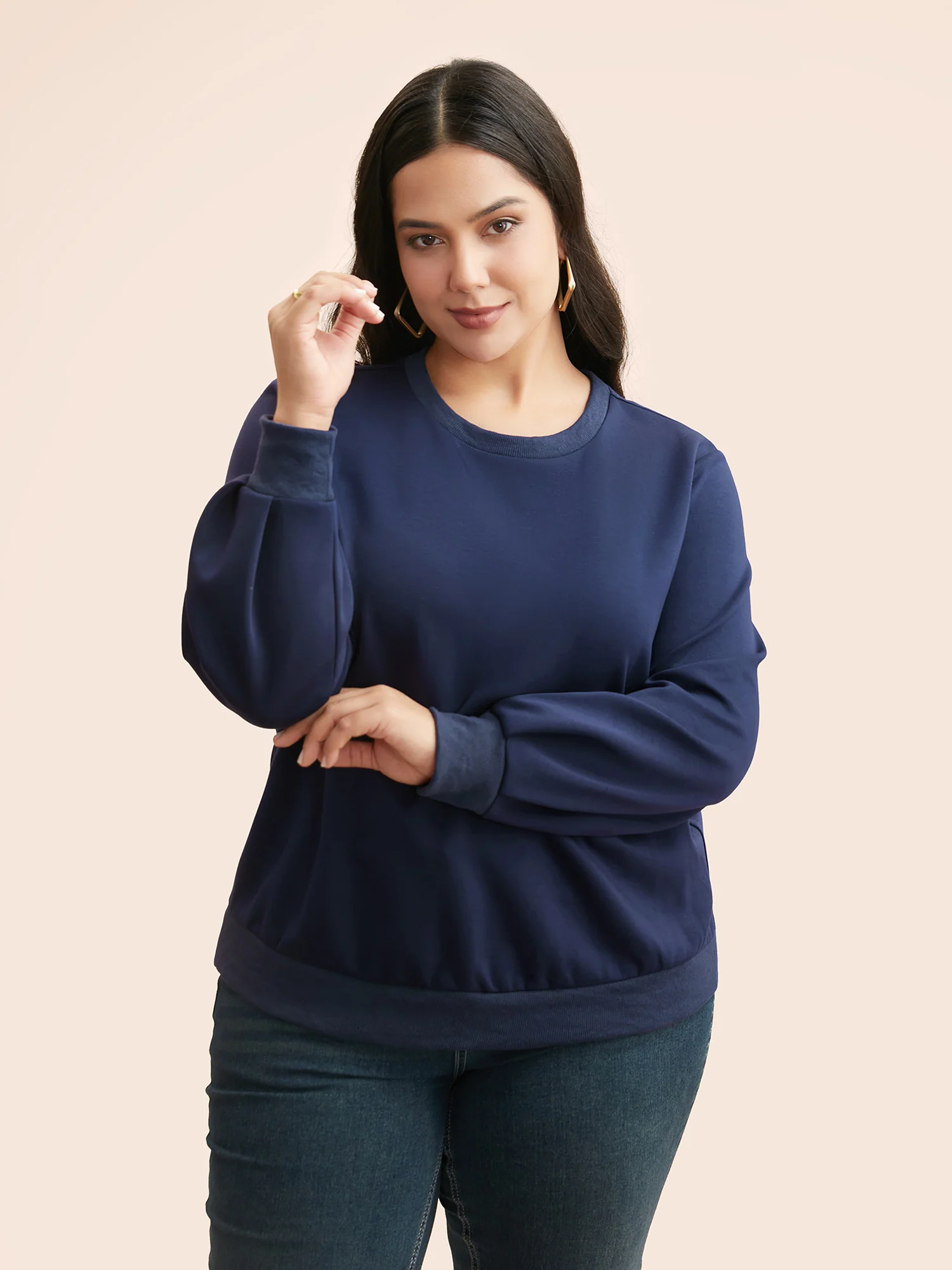Supersoft Essentials Cut Out Sweatshirt - Image 5