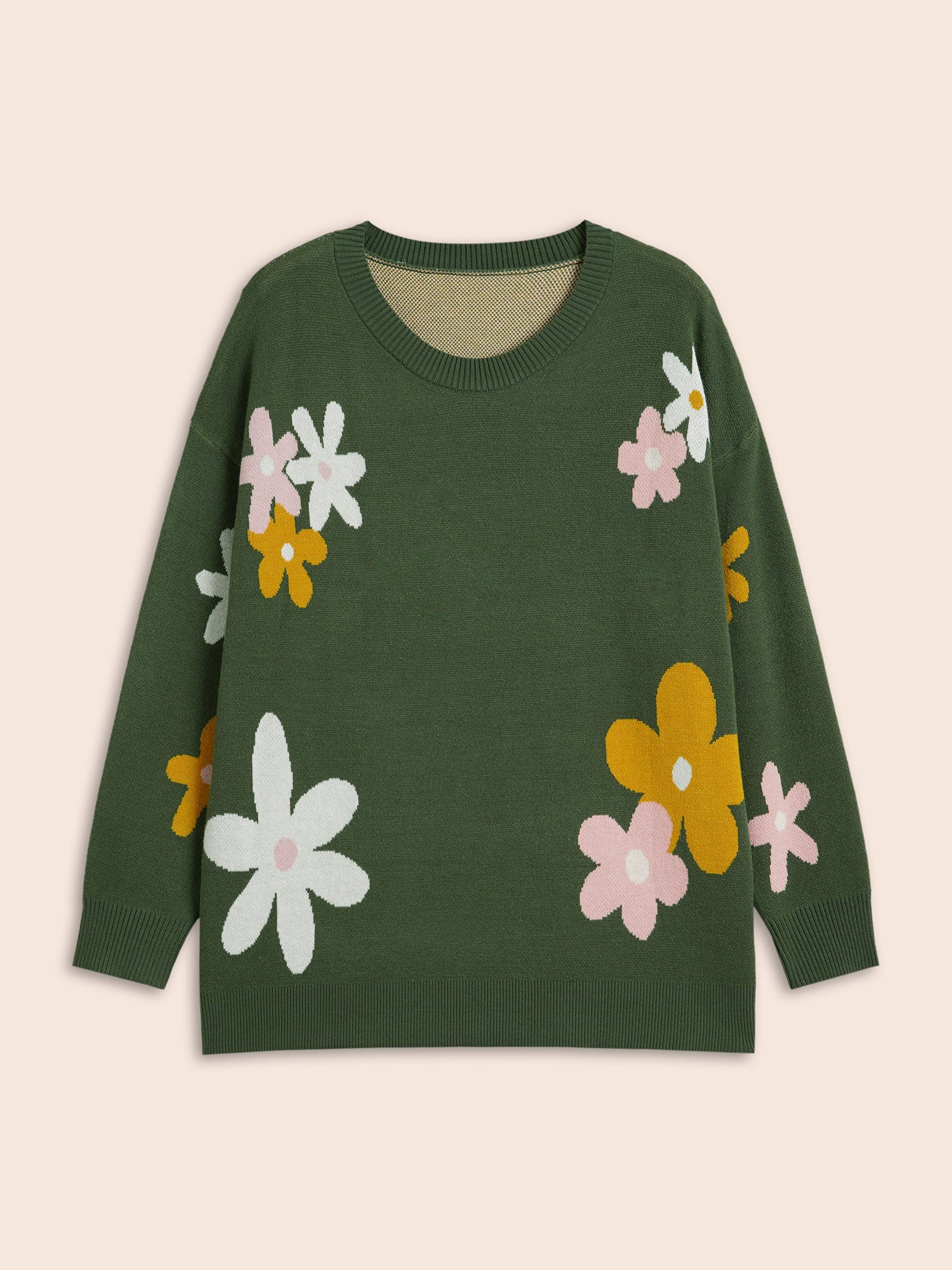 Supersoft Essentials Floral Crew Neck Pullover - Image 8