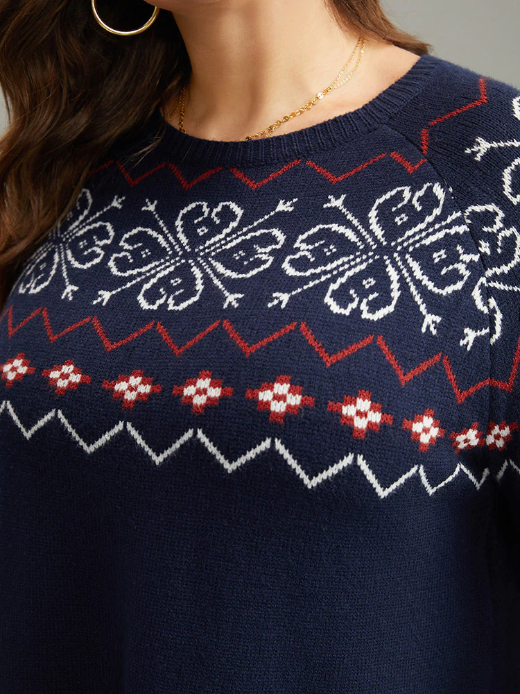 Supersoft Essentials Geometric Bell Sleeve Pullover - Image 6