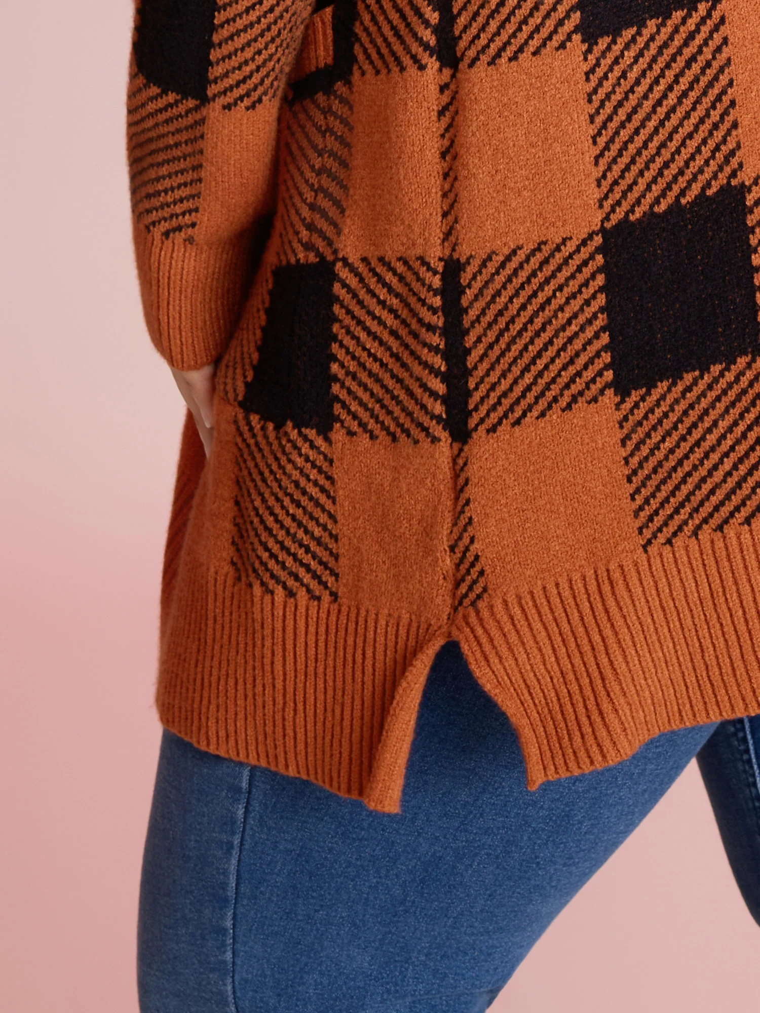 Supersoft Essentials Plaid Open Cardigan - Image 9