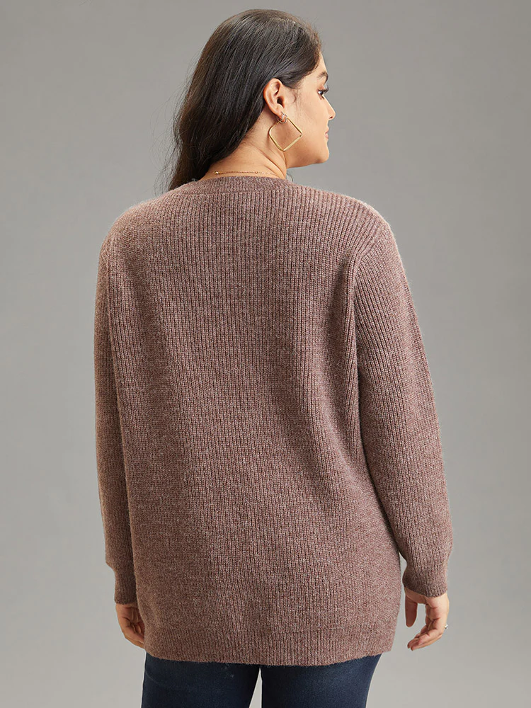 Supersoft Essentials Heather Drawstring Ties Pullover - Image 2