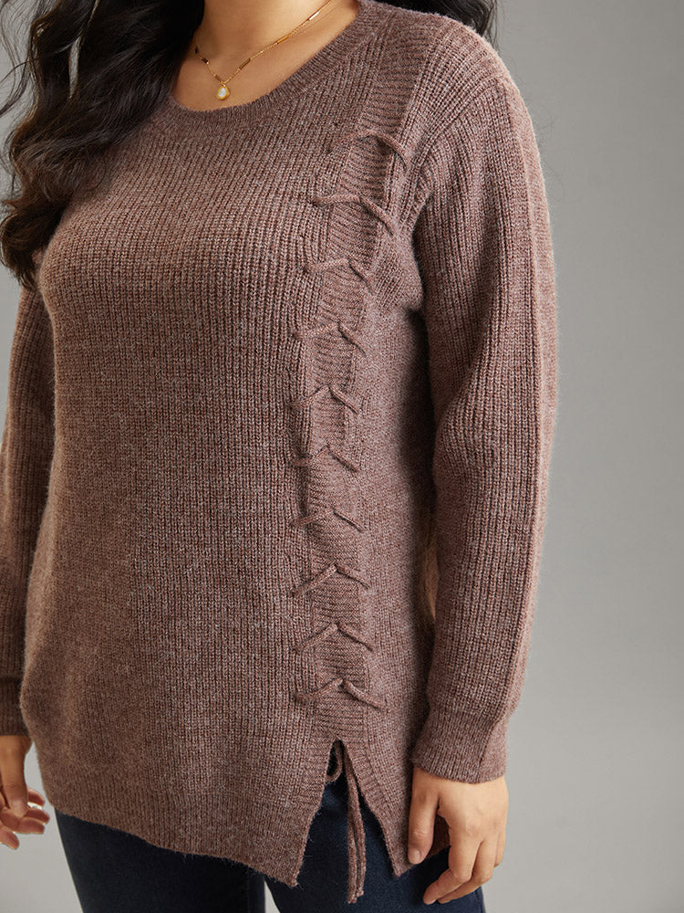 Supersoft Essentials Heather Drawstring Ties Pullover - Image 5