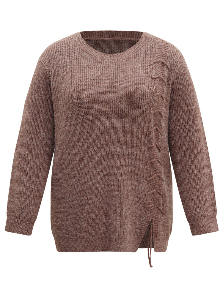 Supersoft Essentials Heather Drawstring Ties Pullover - Image 6
