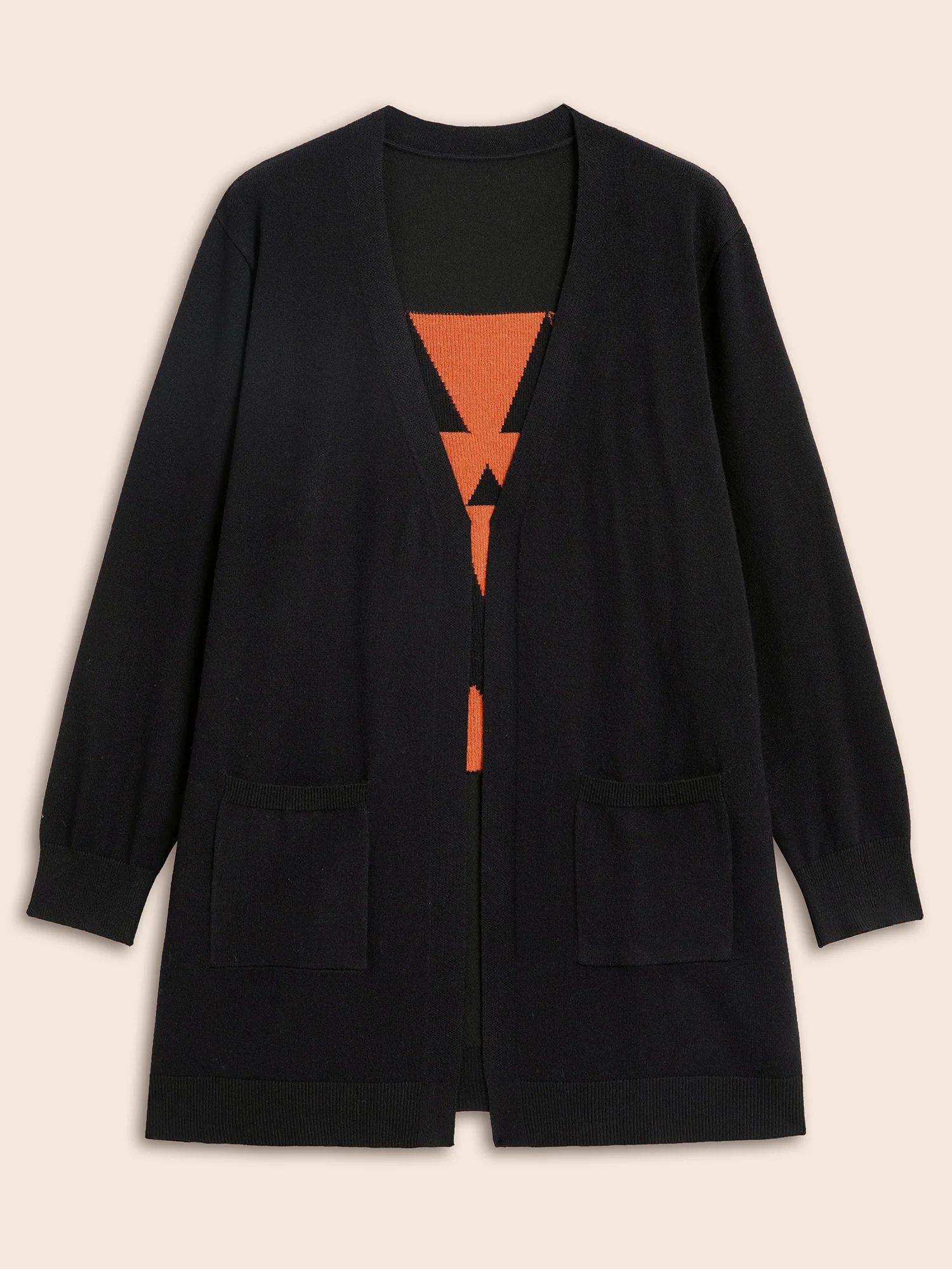 Supersoft Essentials Jack-o-Lantern Jacquard Back Printed Cardigan - Image 9