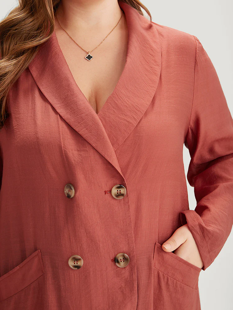 Halloween Supersoft Essentials Lapel Collar Pocket Button Through Blazer - Image 5