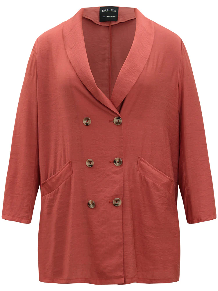 Halloween Supersoft Essentials Lapel Collar Pocket Button Through Blazer - Image 7