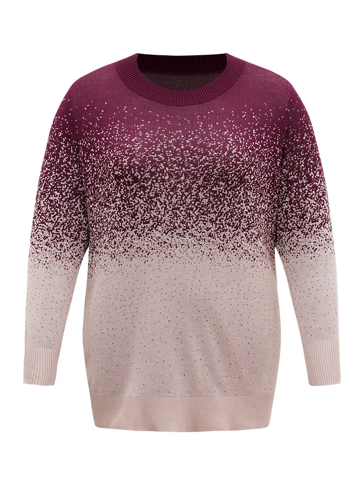 Supersoft Essentials Ombre Elastic Cuffs Pullover - Image 14