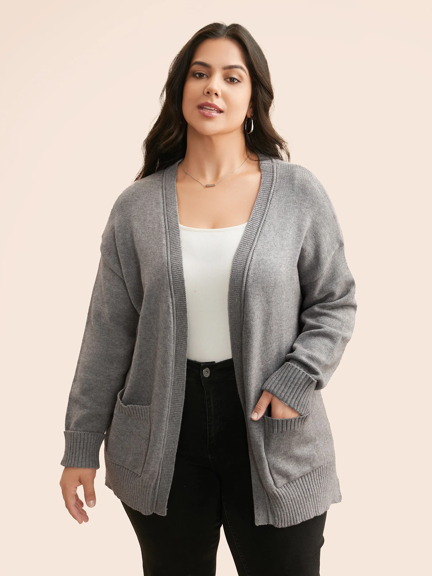 Supersoft Essentials Open Pockets Cardigan - Image 3