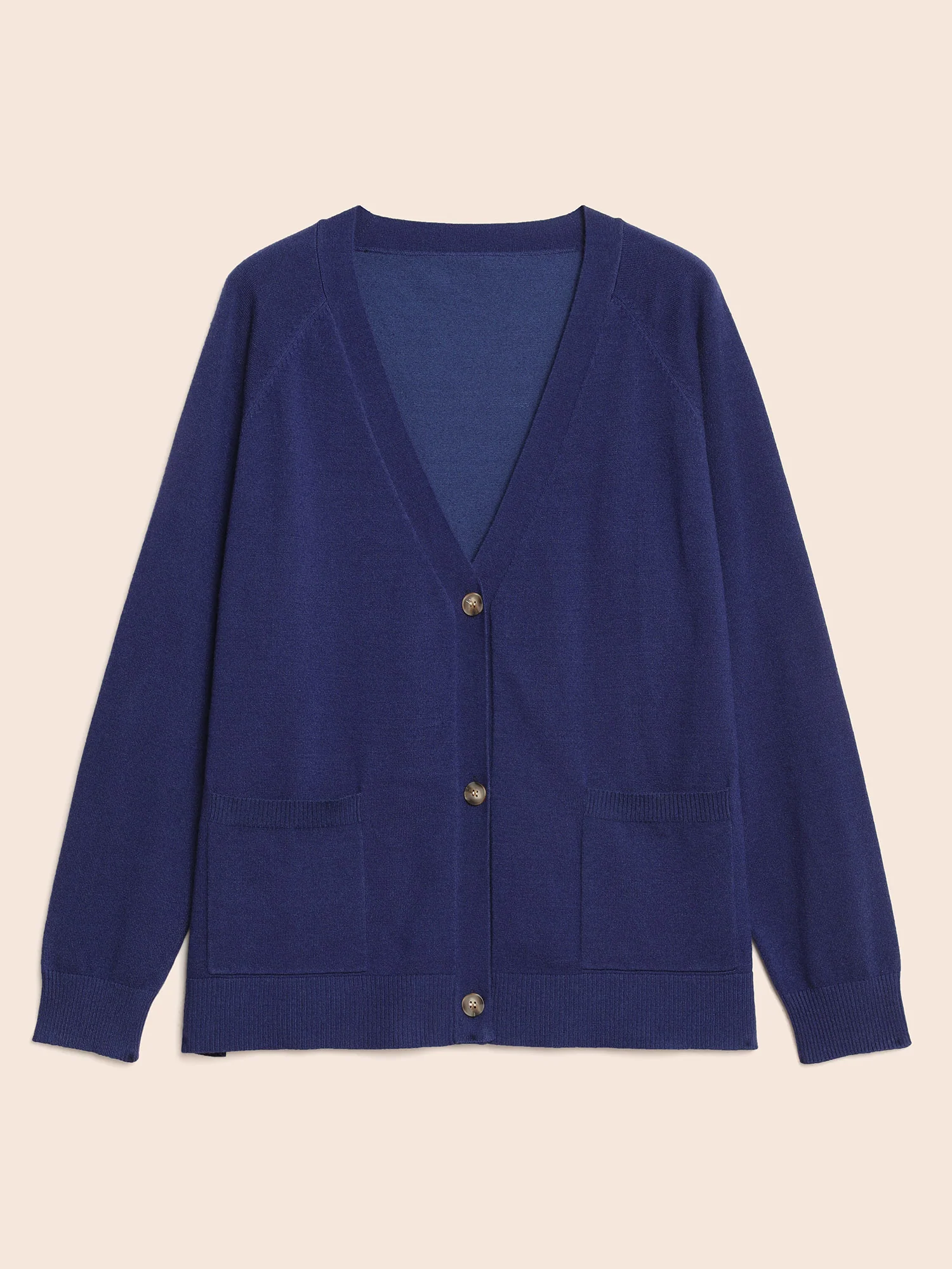 Supersoft Essentials Patched Pocket Raglan Sleeve Cardigan - Image 8
