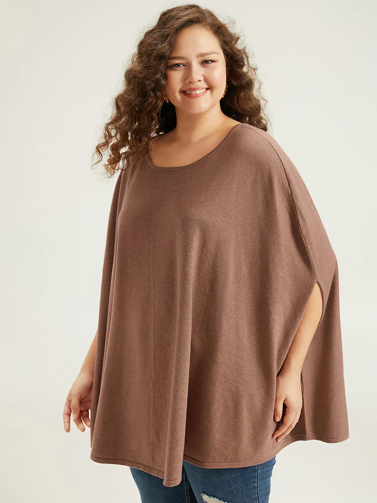 Supersoft Essentials Plain Dolman Sleeve Pullover - Image 3
