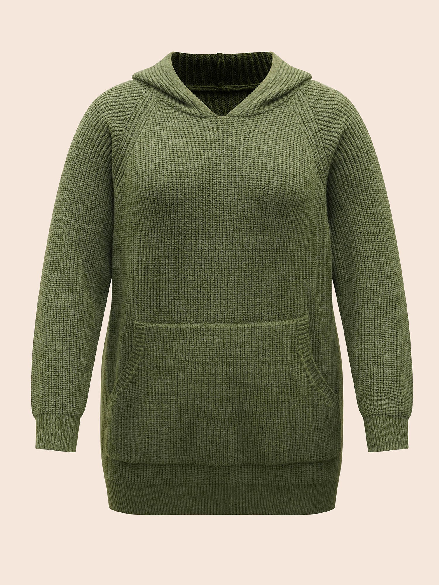 Supersoft Essentials Plain Textured Hooded Pullover - Image 8