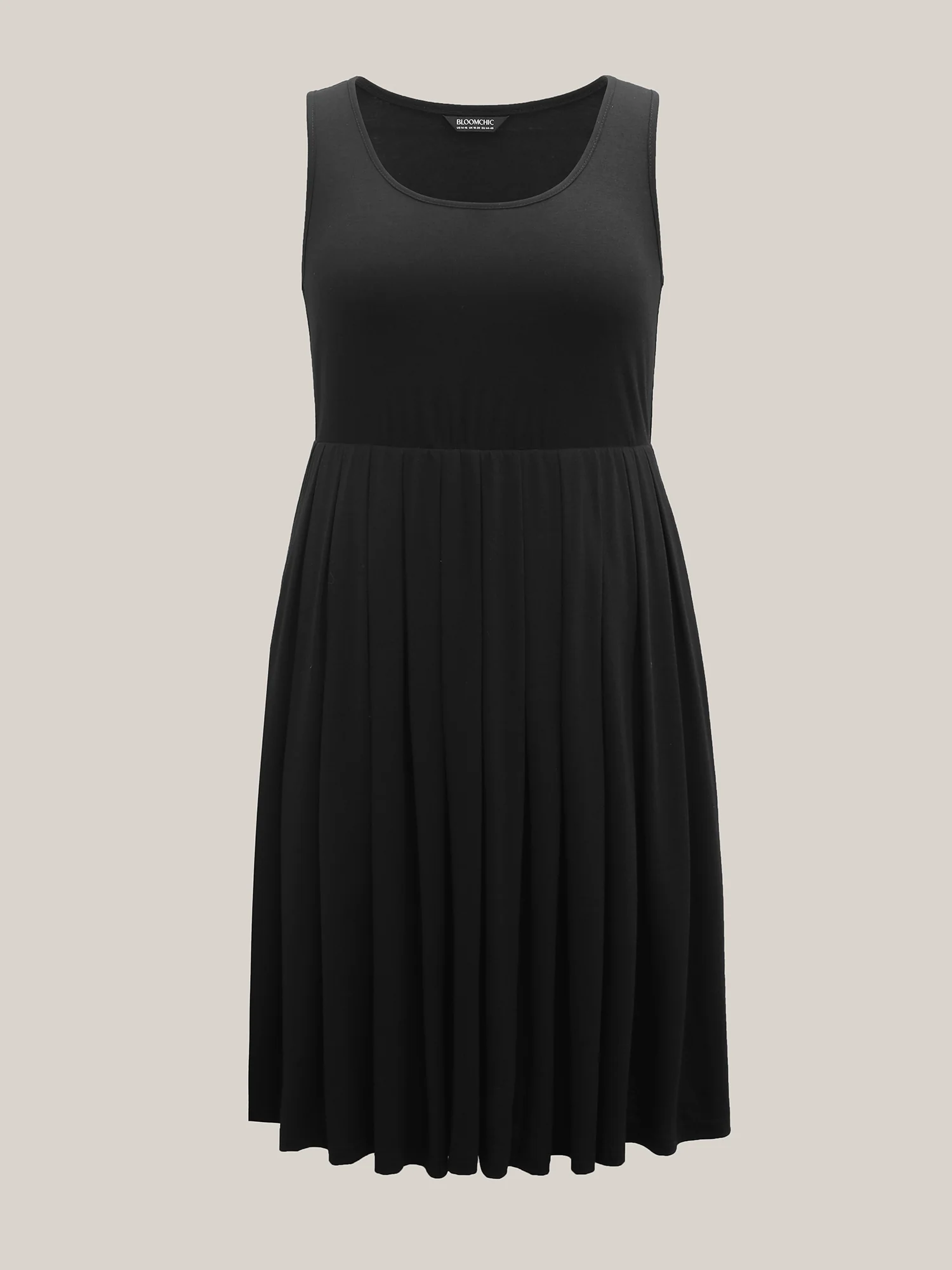 Supersoft Essentials Pleated Stretchy Waist Mini Dress - Image 6