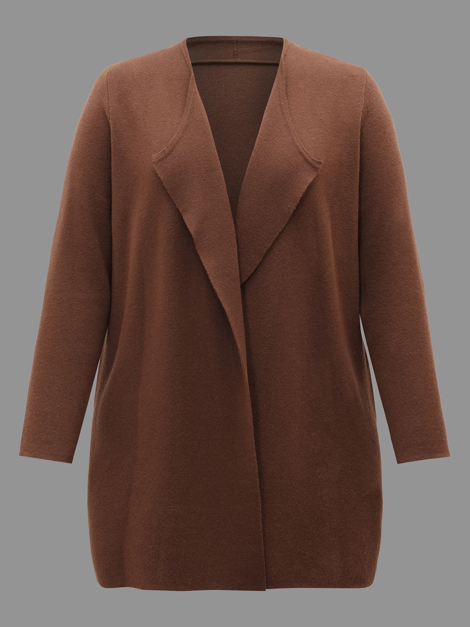 Supersoft Essentials Side Pocket Collared Knit Cardigan - Image 8