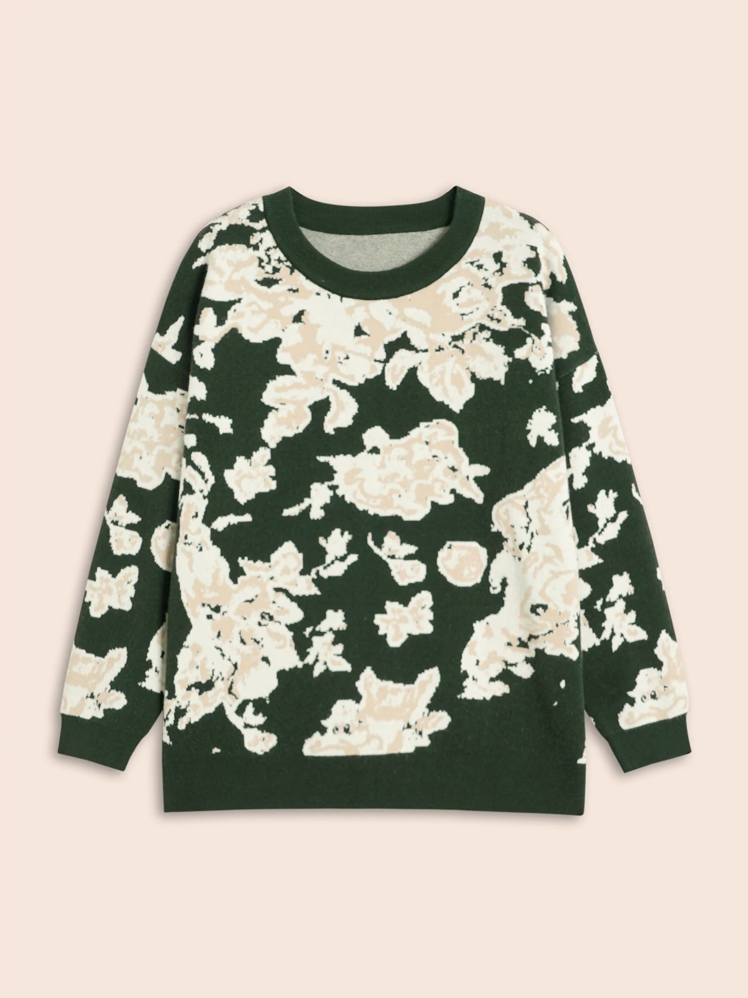 Supersoft Essentials Silhouette Floral Print Pullover - Image 8