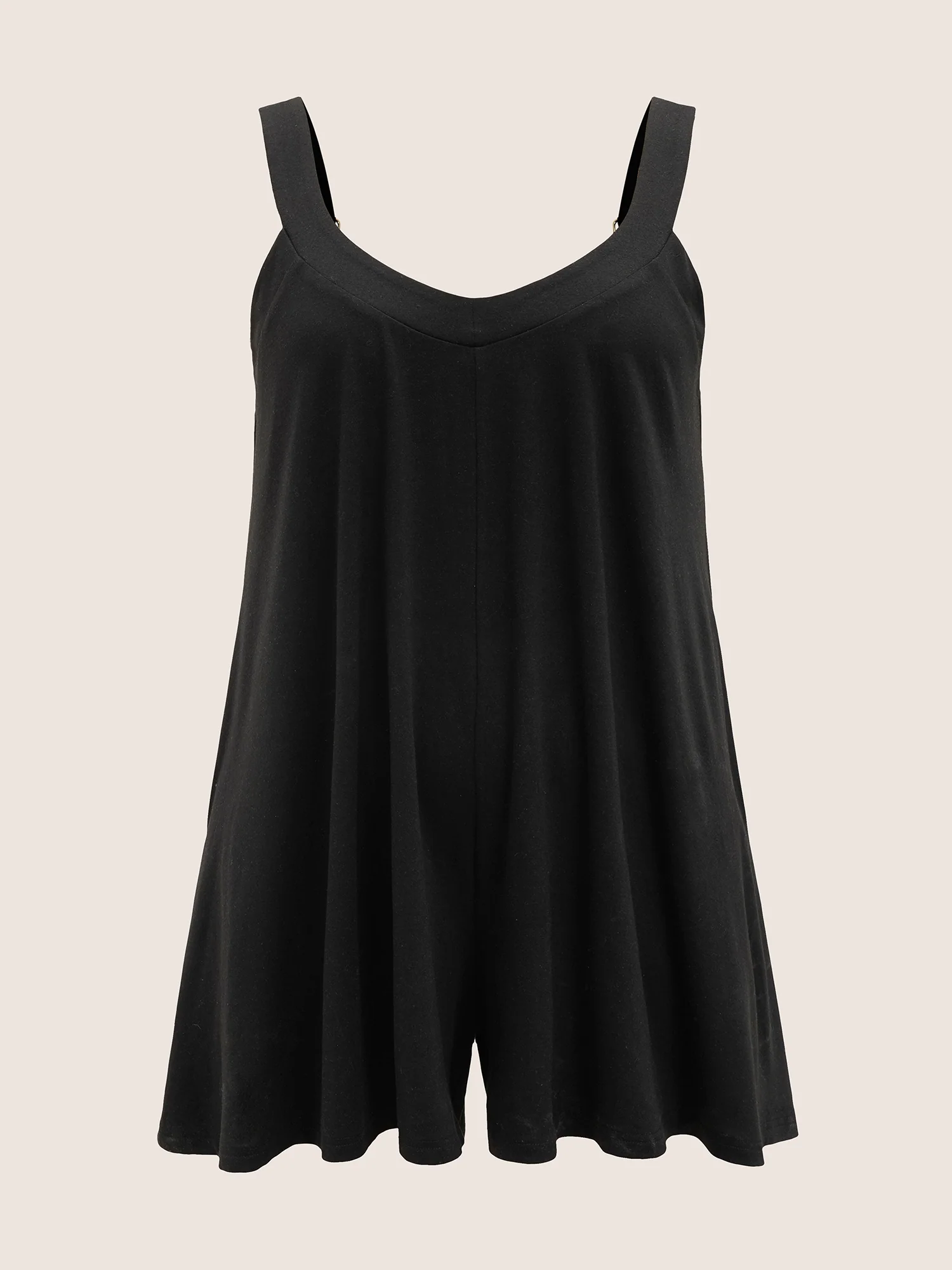 Supersoft Essentials Solid Adjustable Straps Loose Romper - Image 7