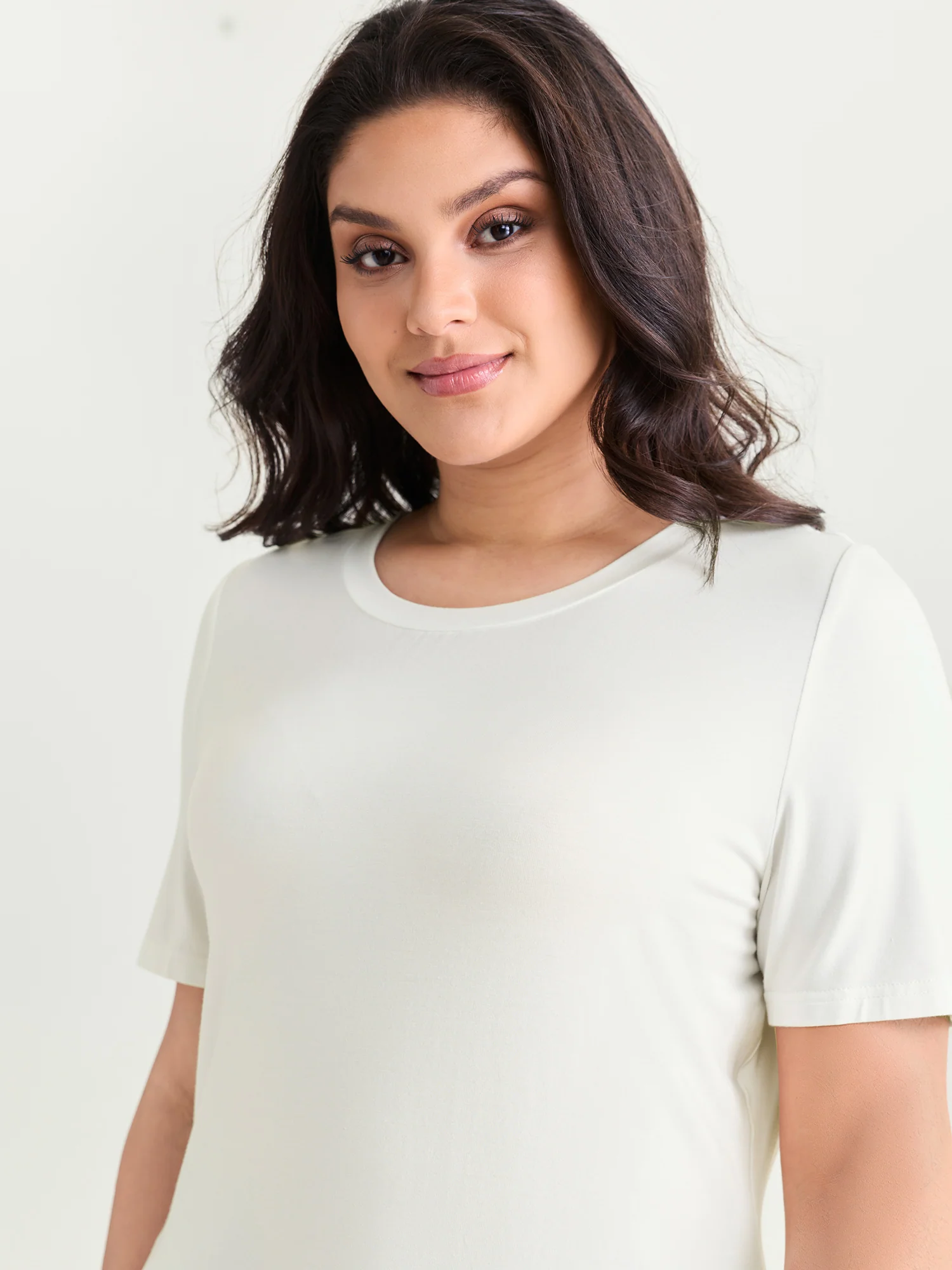 Supersoft Essentials Solid Basic Knit T-shirt - Image 2