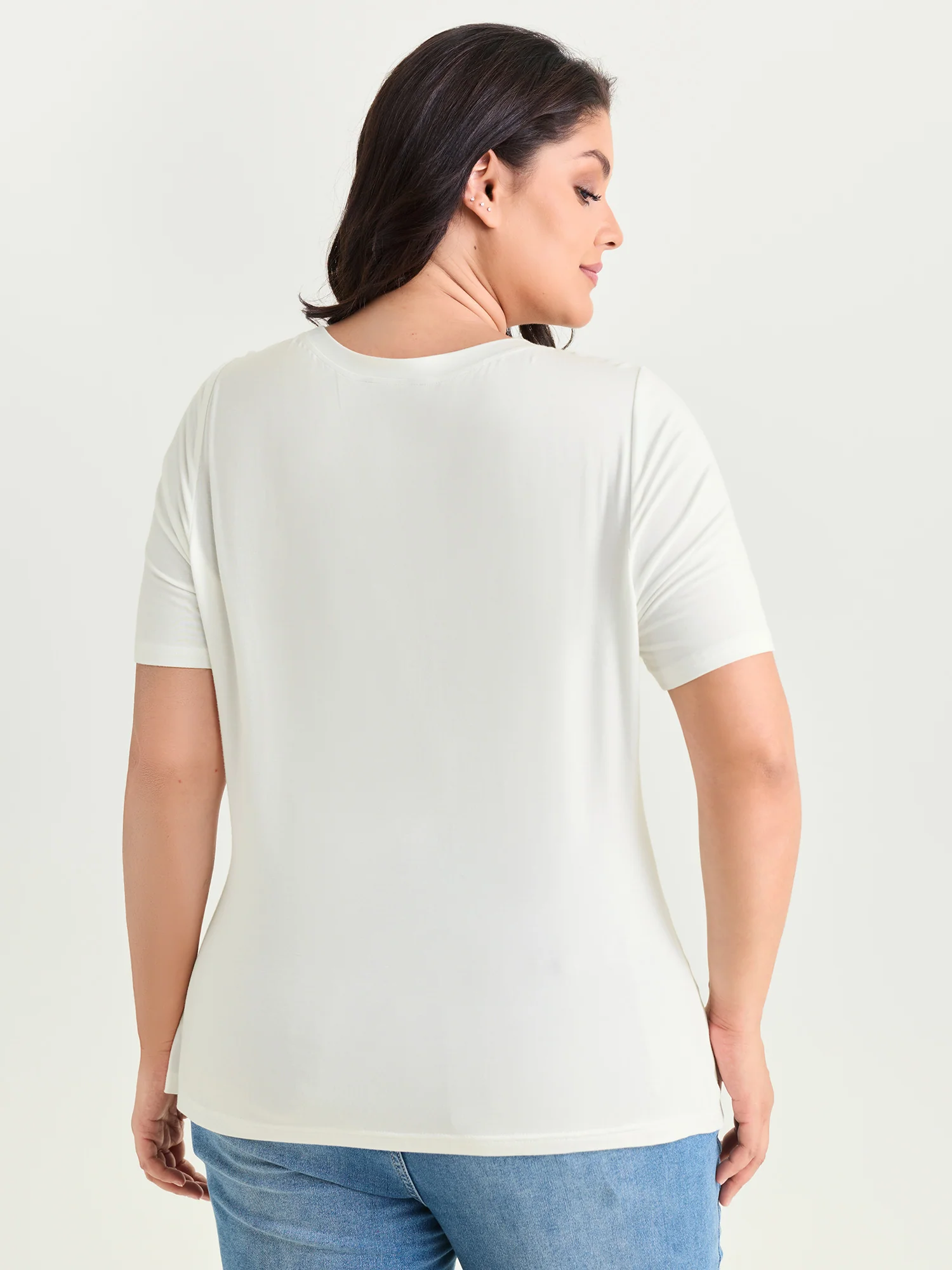 Supersoft Essentials Solid Basic Knit T-shirt - Image 5