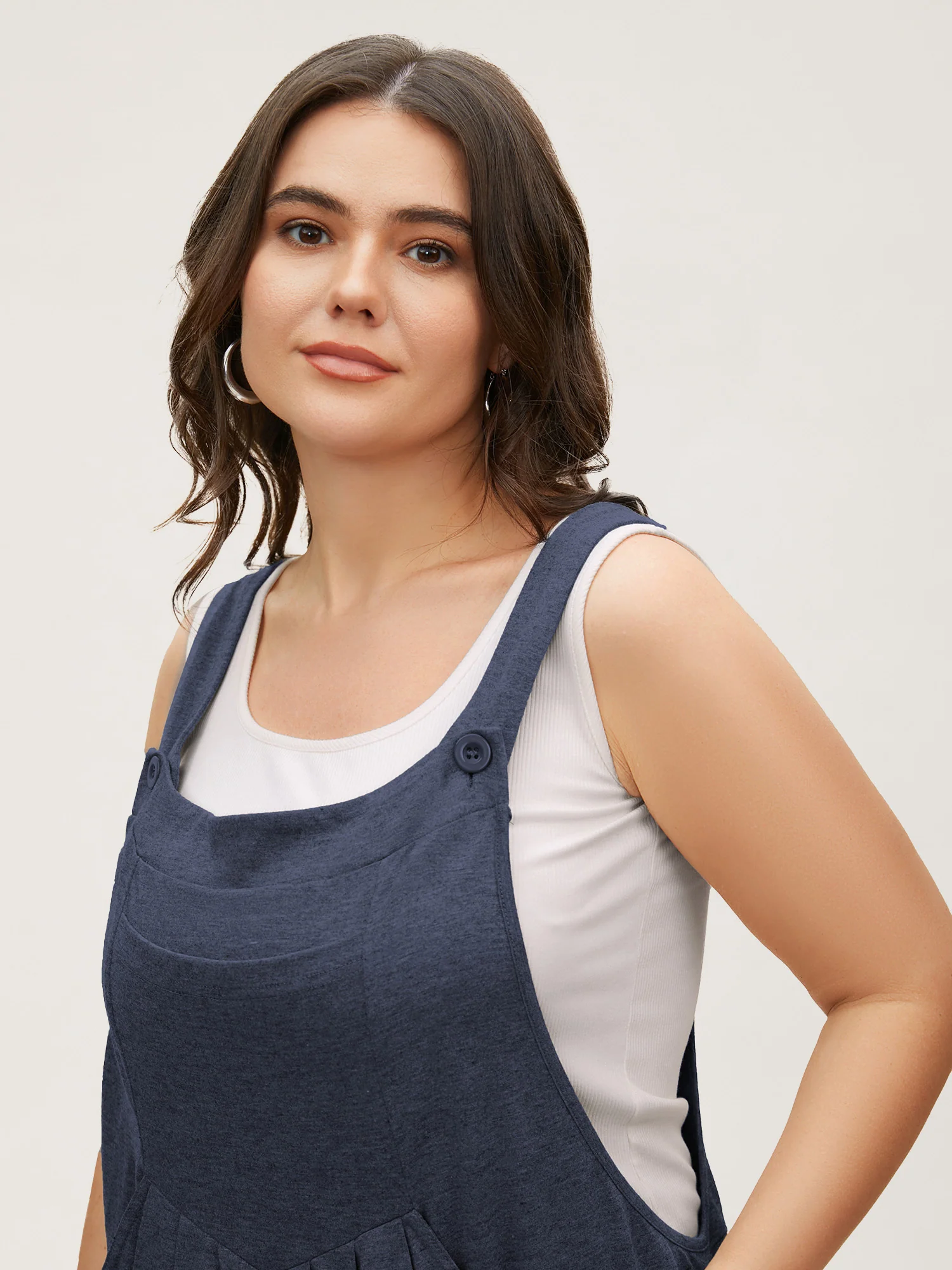 Supersoft Essentials Solid Pleated Pocket Jumpsuit - Image 10