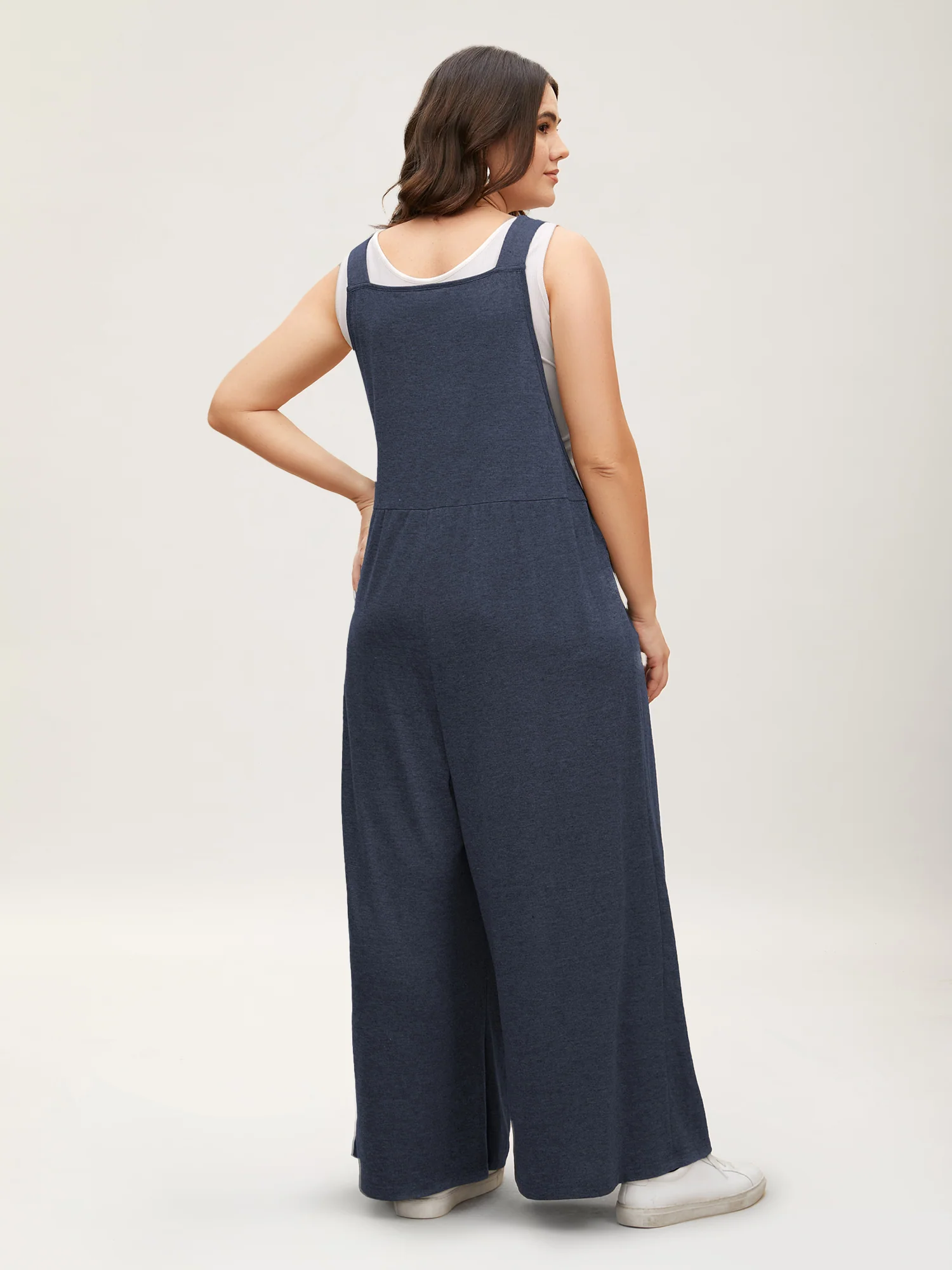 Supersoft Essentials Solid Pleated Pocket Jumpsuit - Image 12
