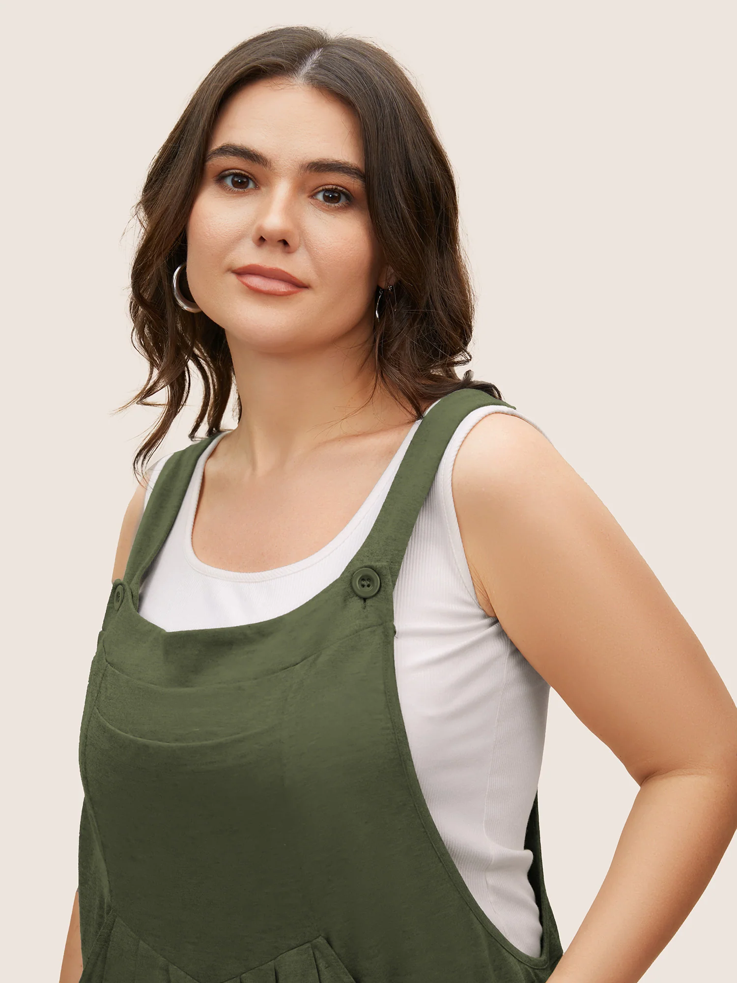 Supersoft Essentials Solid Pleated Pocket Jumpsuit - Image 7