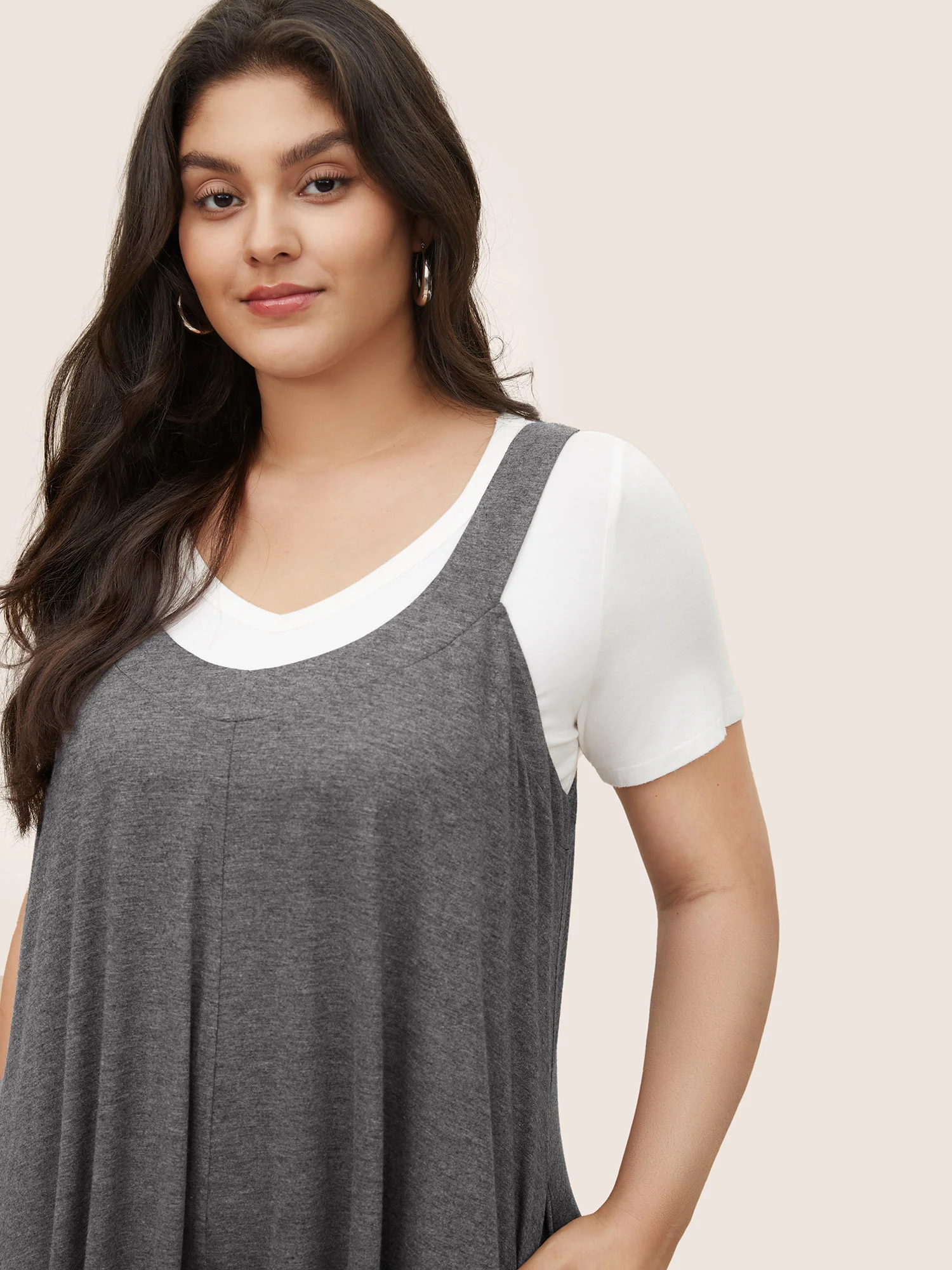 Supersoft Essentials Solid Pocket Adjustable Straps Jumpsuit - Image 15