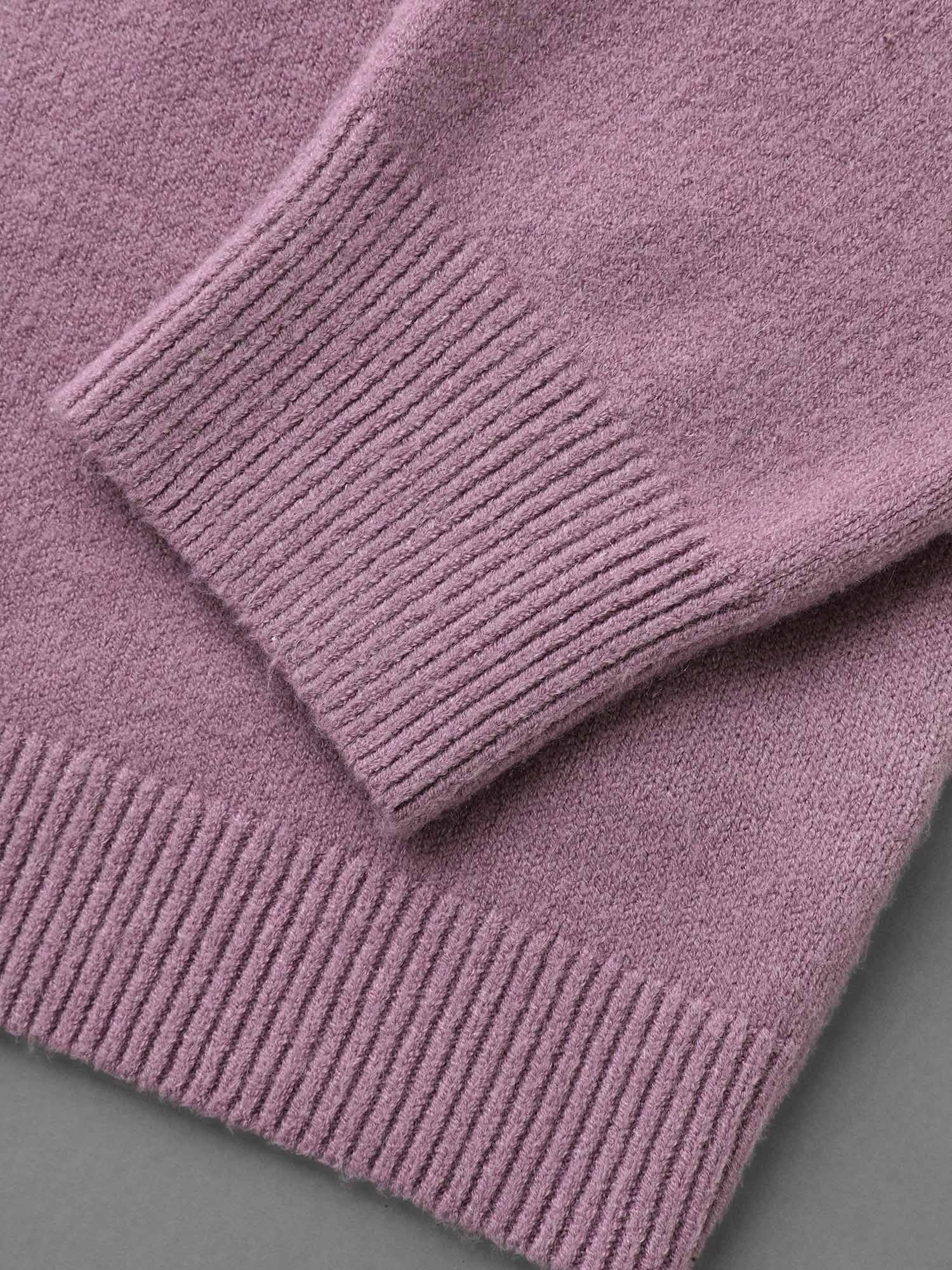 Supersoft Essentials Solid Pointelle Knit Pullover - Image 7