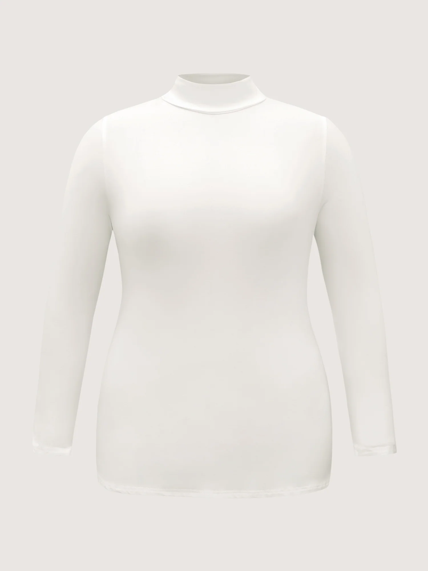 Supersoft Essentials Solid Funnel Neck Knit T-shirt - Image 6