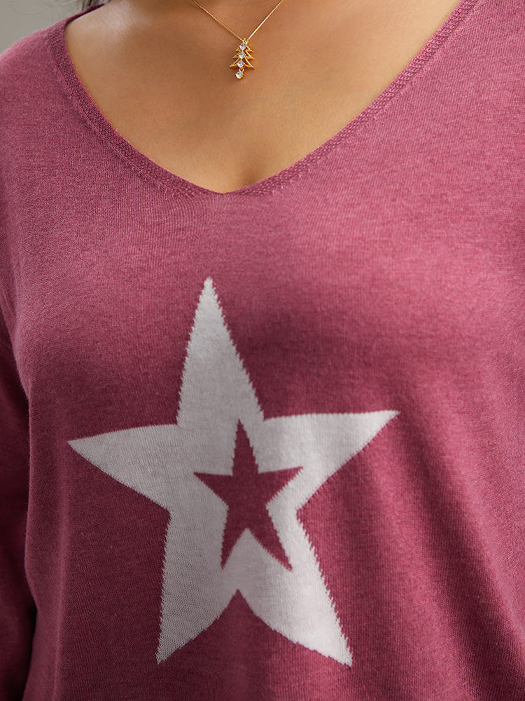 Supersoft Essentials Star V Neck Pullover - Image 6