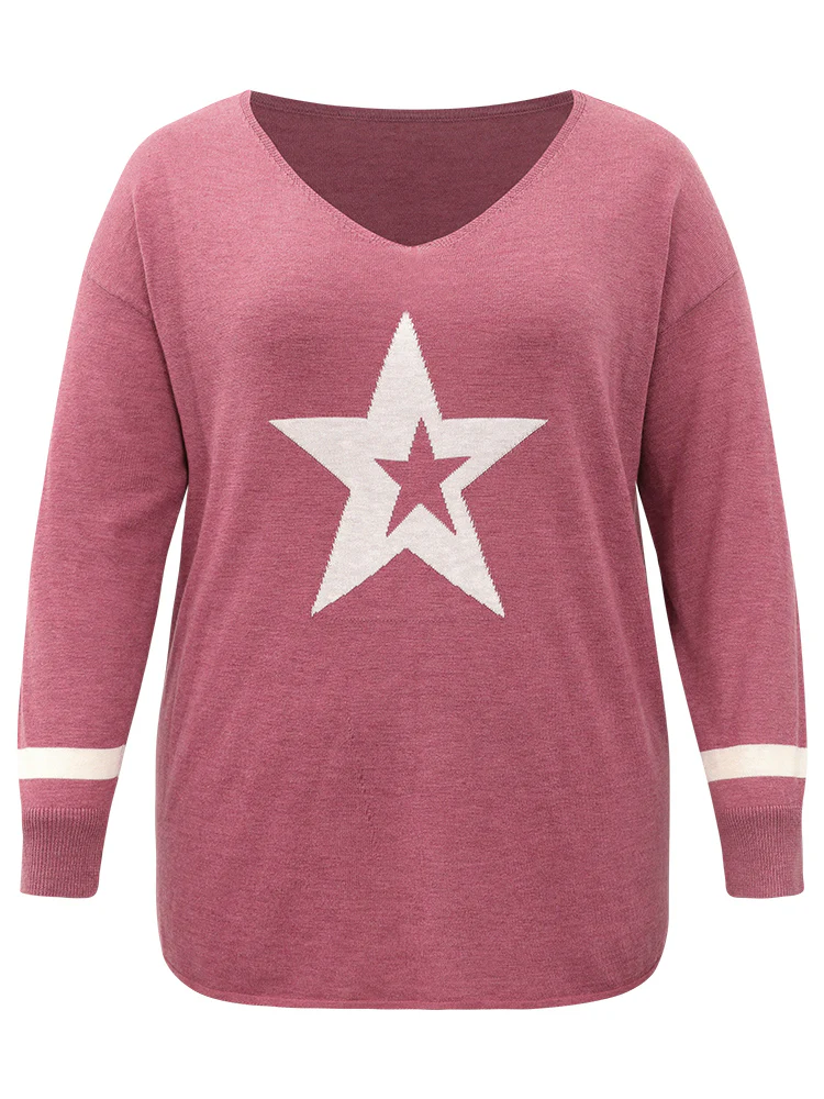 Supersoft Essentials Star V Neck Pullover - Image 8
