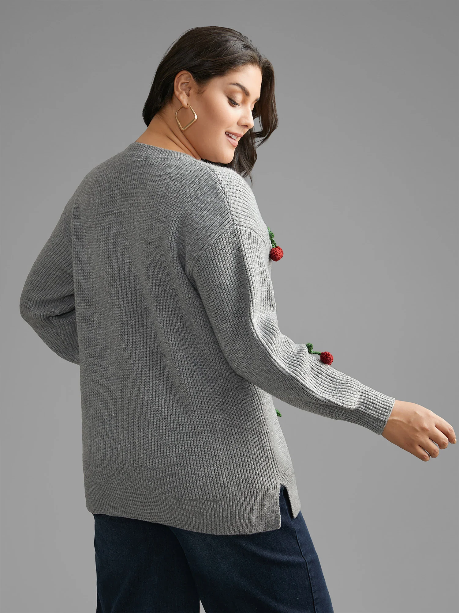 Supersoft Essentials Stereo Cherry Design Pullover - Image 2