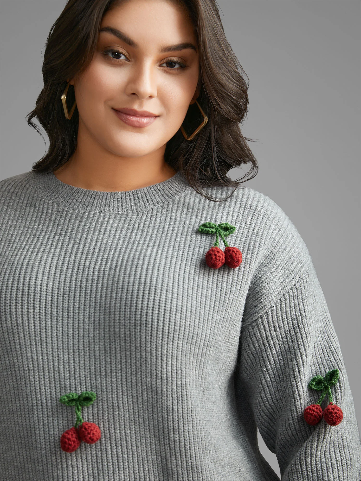 Supersoft Essentials Stereo Cherry Design Pullover - Image 5