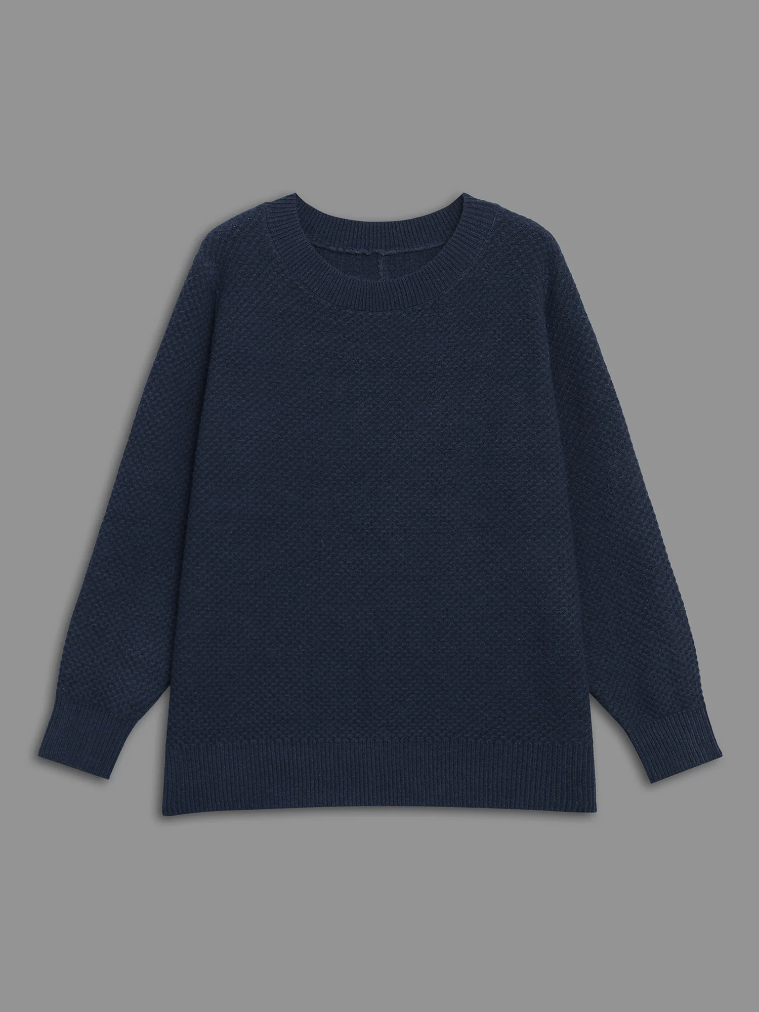 Supersoft Essentials Textured Back Slit Pullover - Image 7