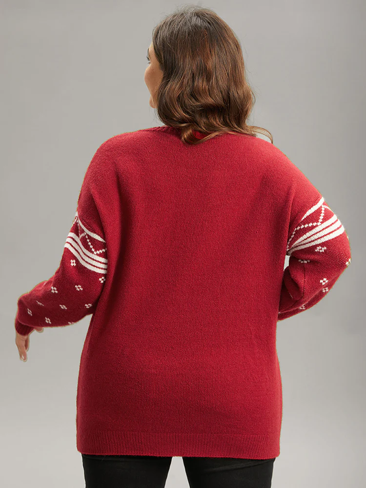 Supersoft Essentials Towel Embroidered Snowflake Pullover - Image 2