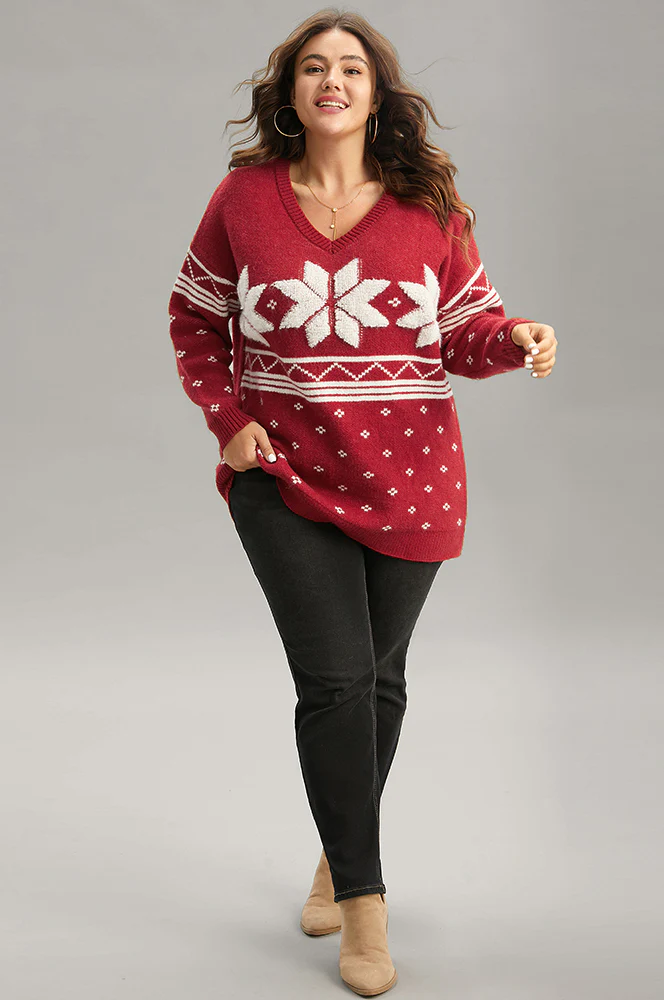 Supersoft Essentials Towel Embroidered Snowflake Pullover - Image 4