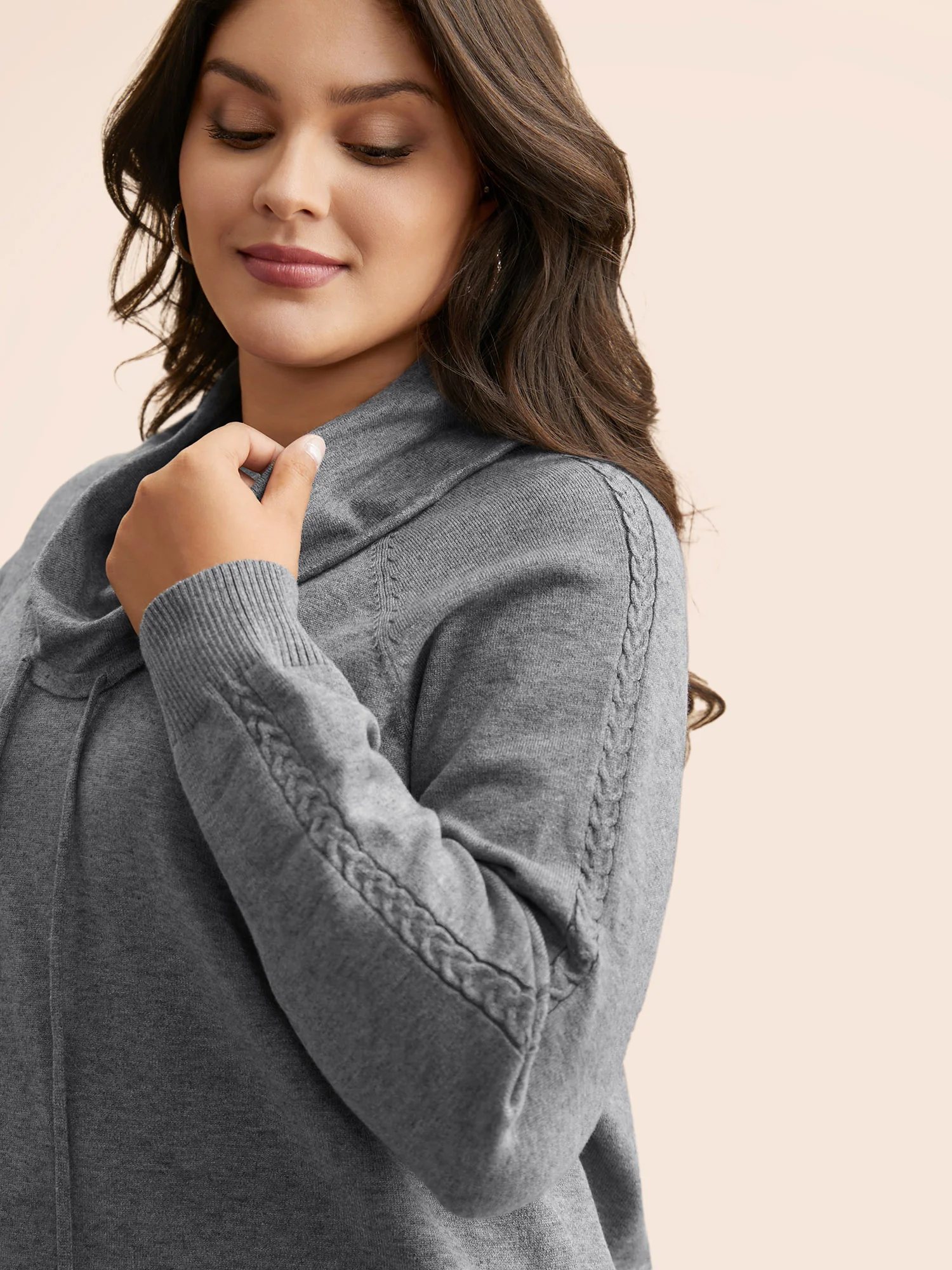 Supersoft Essentials Turtleneck Raglan Sleeve Pullover - Image 4