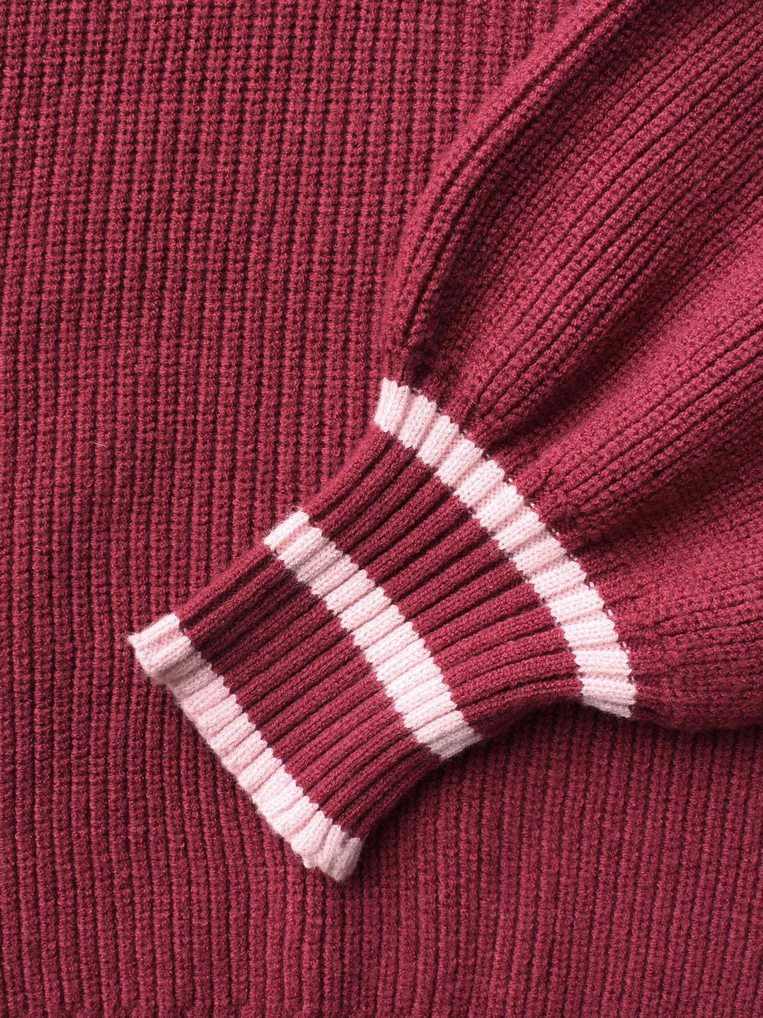 Supersoft Essentials V Neck Contrast Trim Pullover - Image 6
