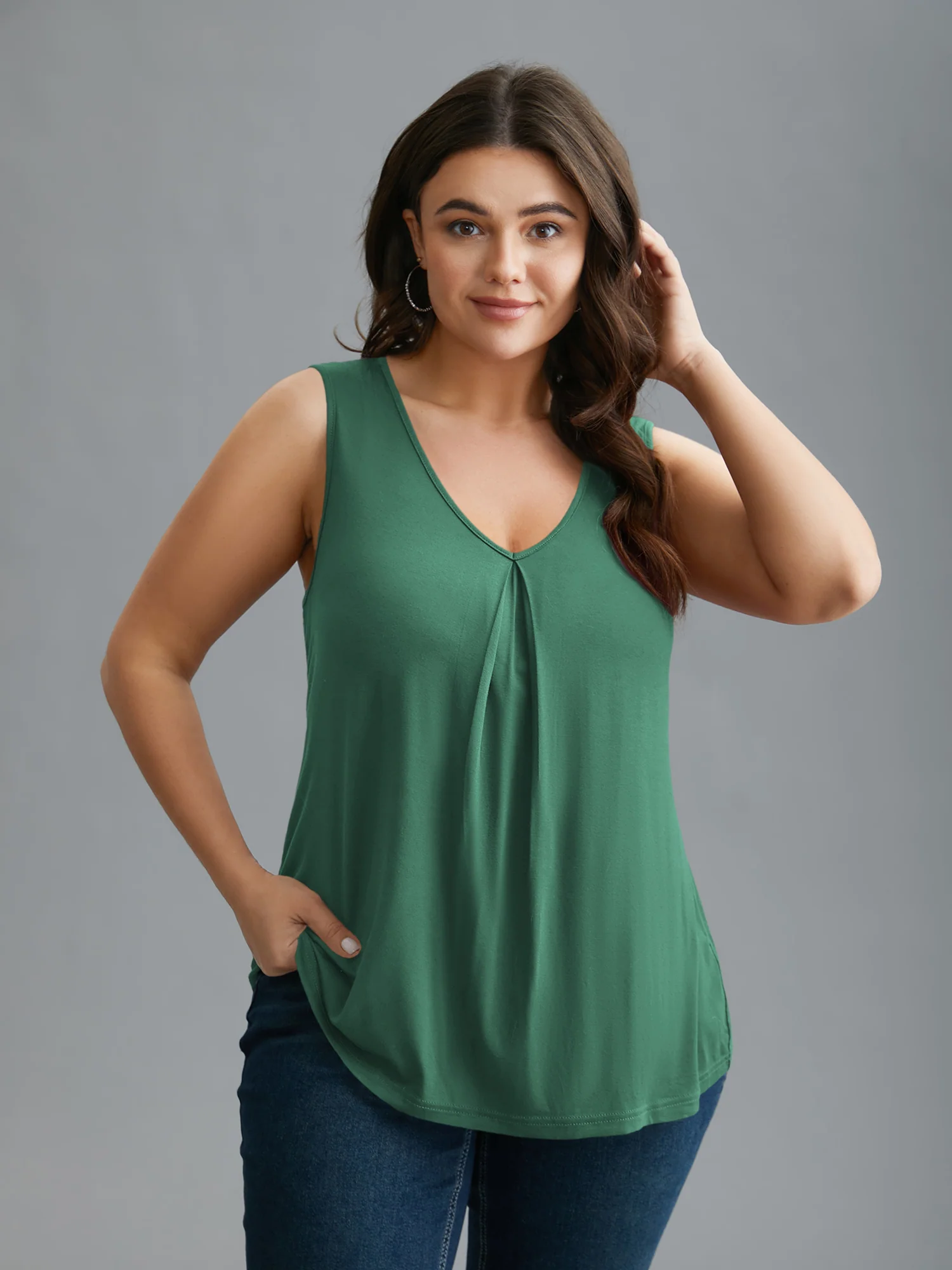 Supersoft Essentials V-Neck Tank Top - Image 12