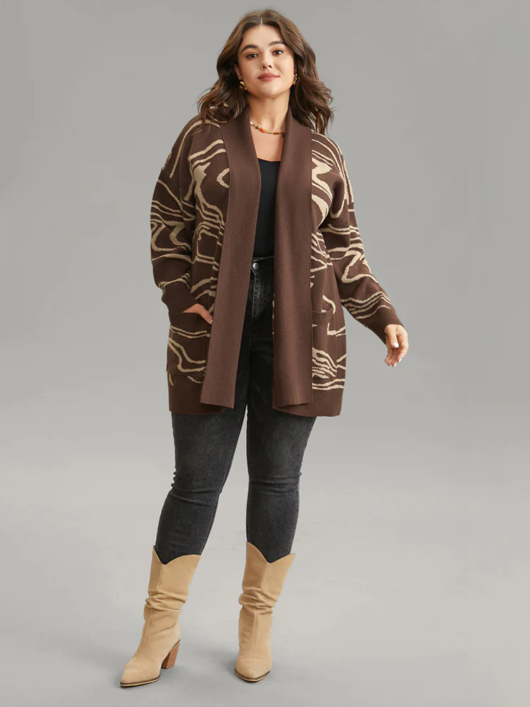 Supersoft Essentials Water Ripple Pocket Cardigan - Image 3