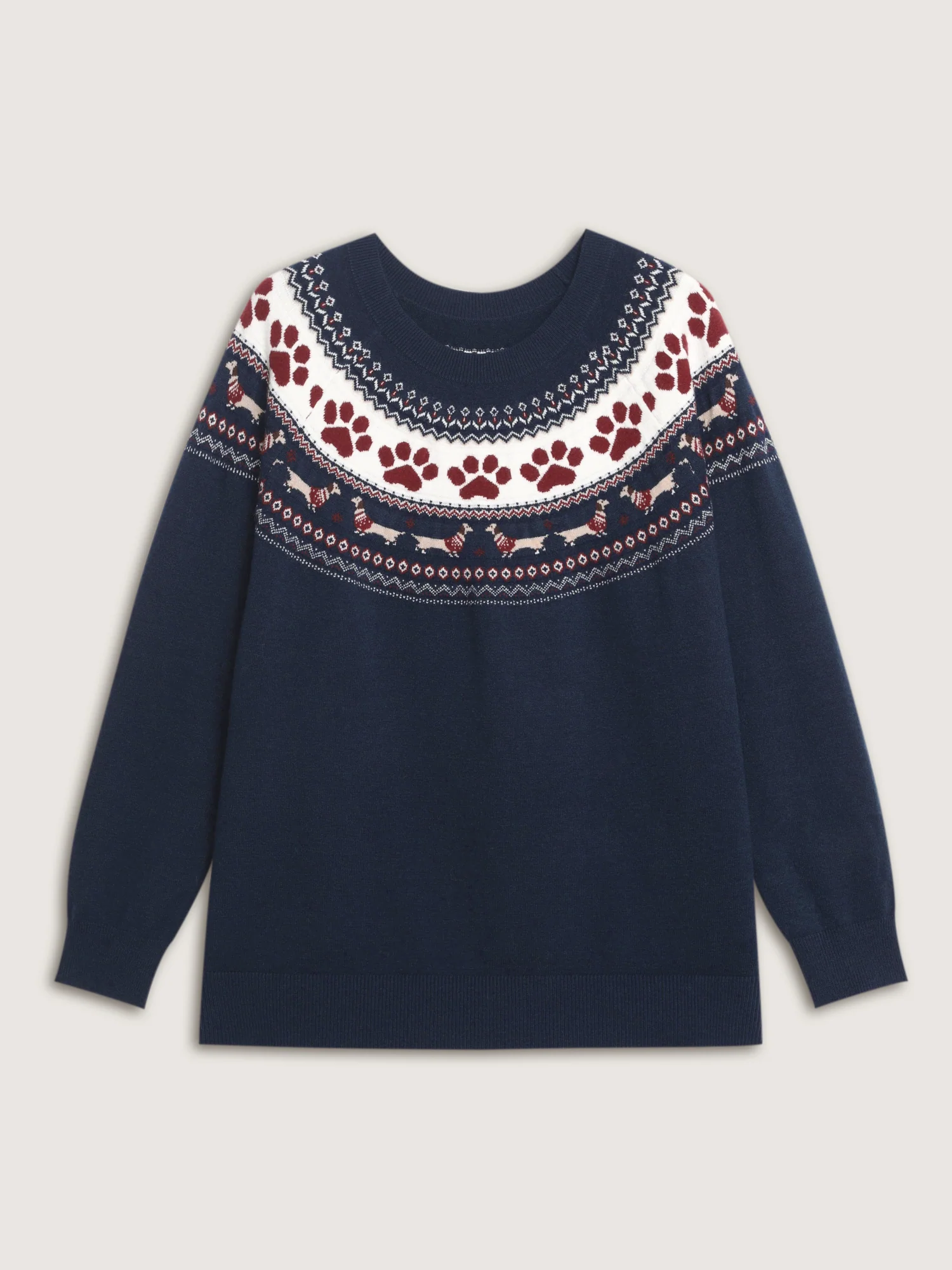 Supersoft Fair-Isle Stretchy Pullover - Image 7
