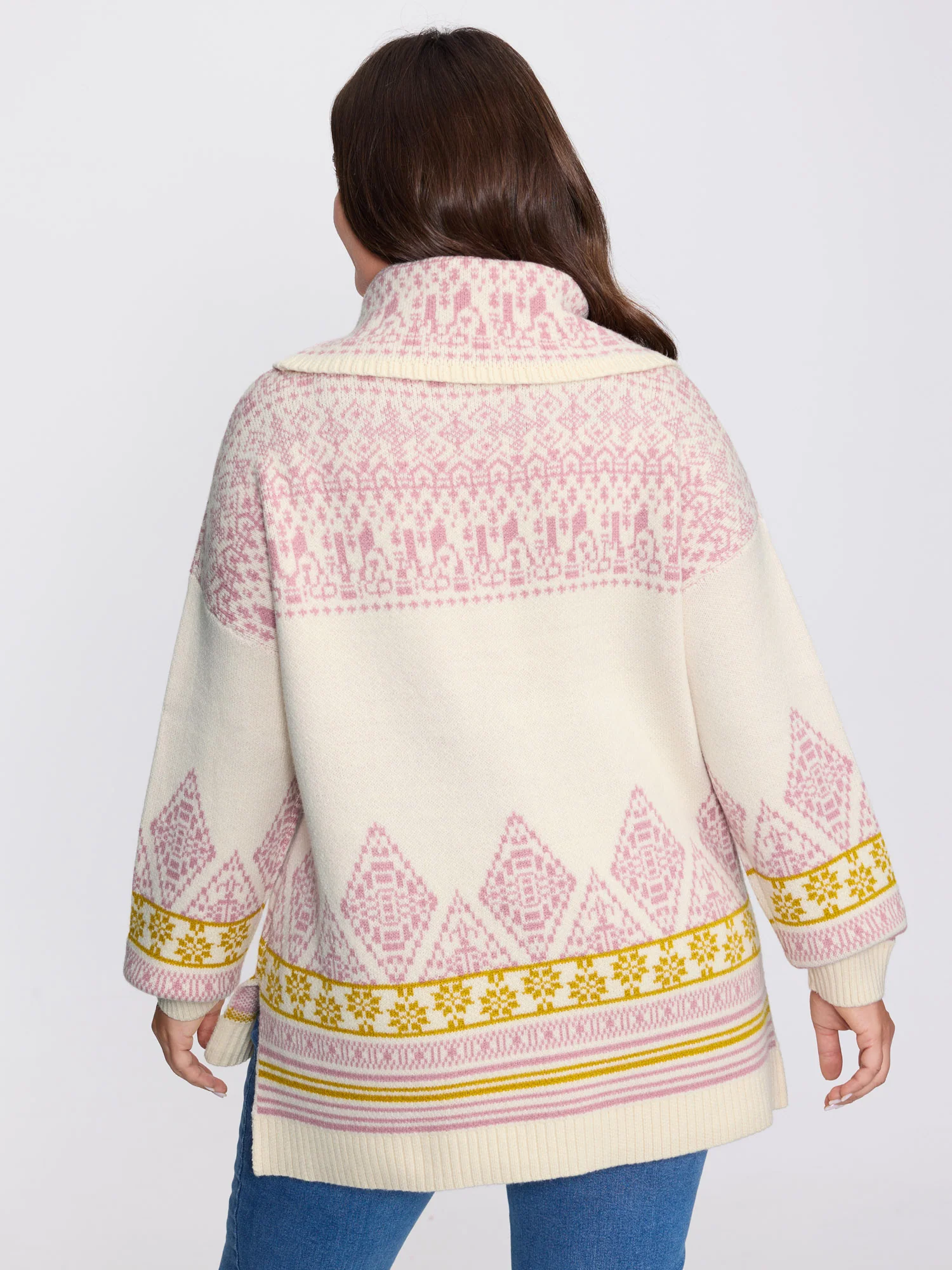 Supersoft Fair-Isle Stretchy Pullover - Image 5