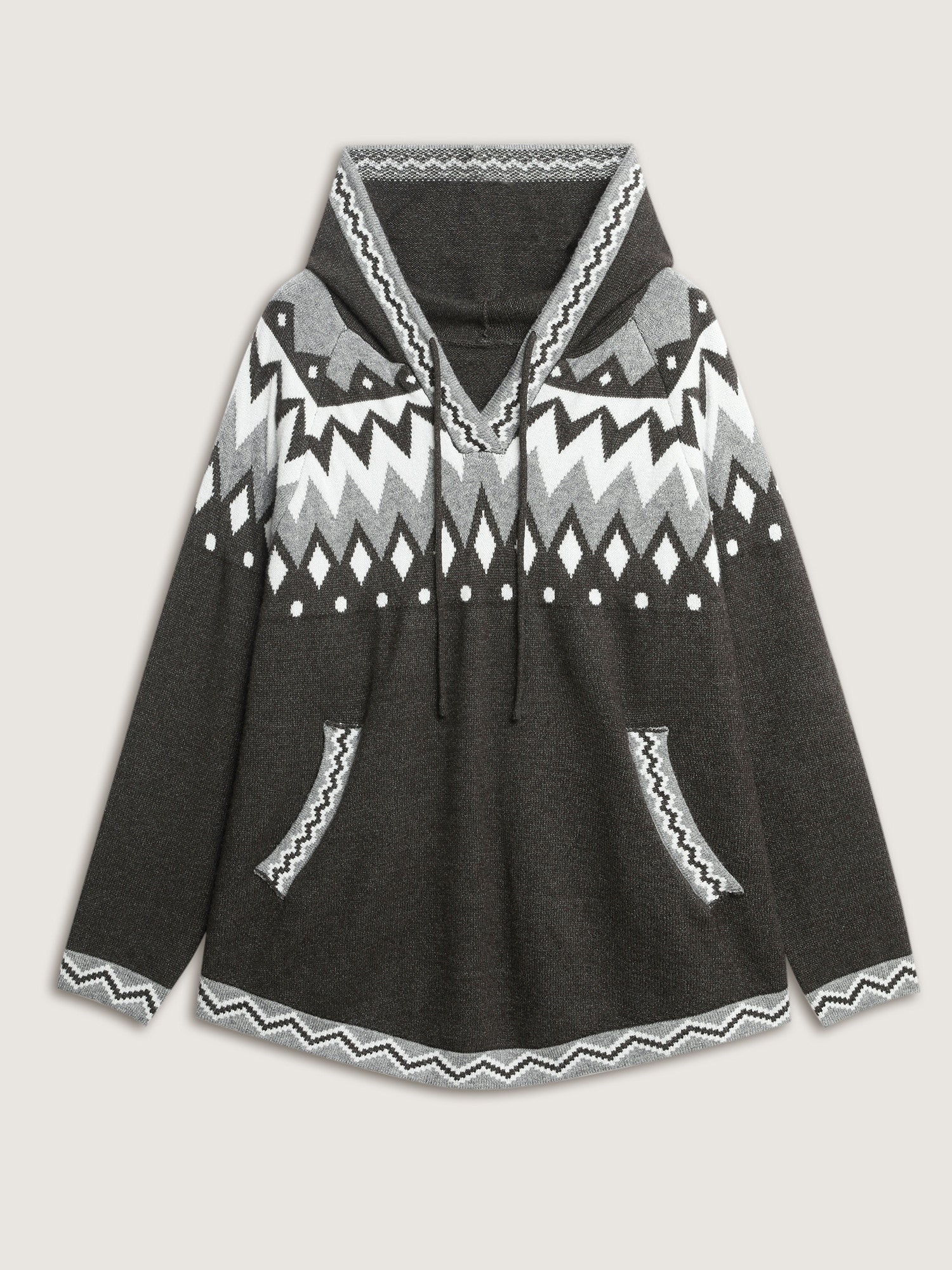 Supersoft Fair-Isle Super Stretchy Curvy Pullover - Image 7