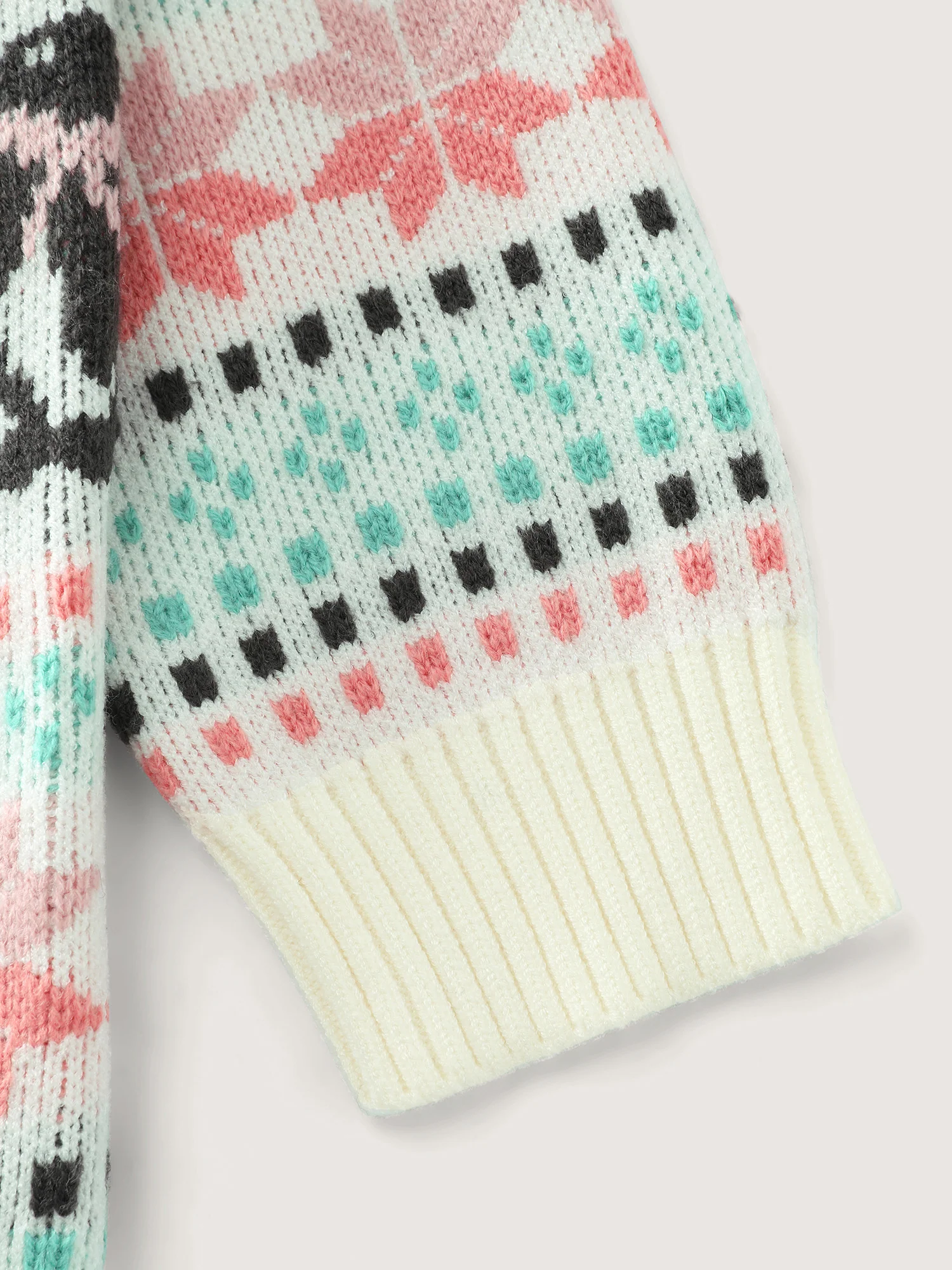 Supersoft Festive Penguin Pattern Jacquard Knit Cardigan - Image 6