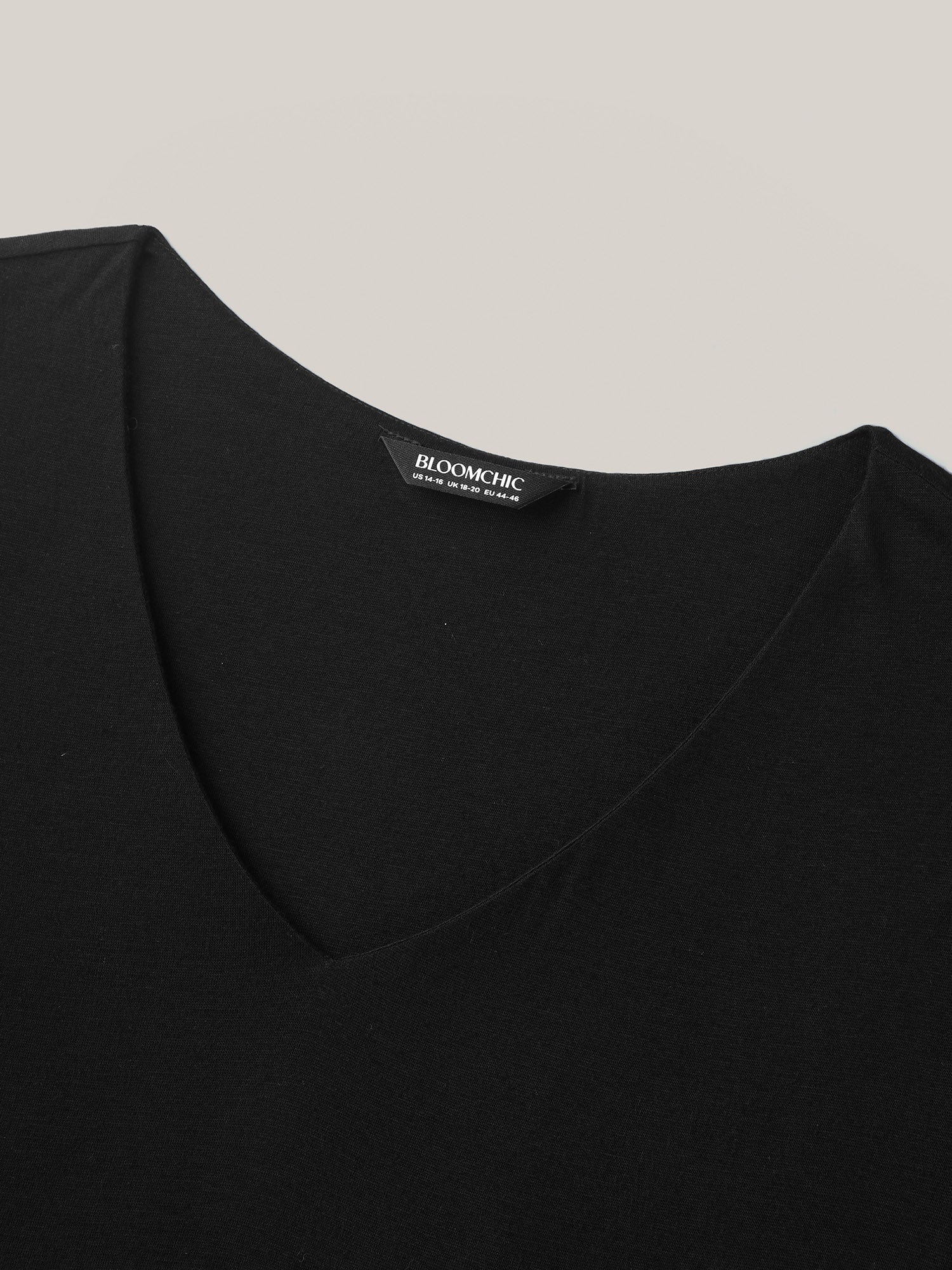 Supersoft Fitted V-Neck T-Shirt - Image 6