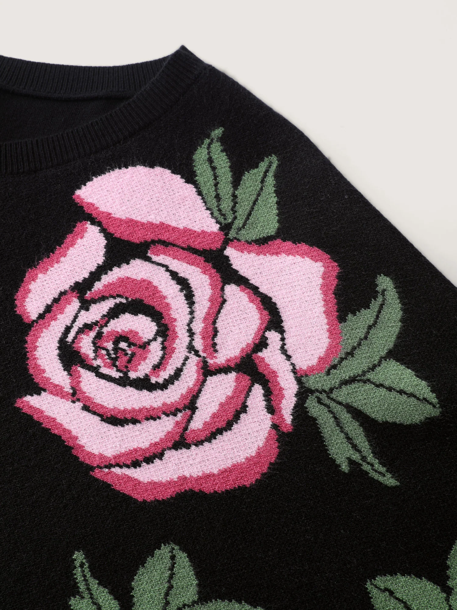 Supersoft Floral Batwing Sleeve Pullover - Image 7